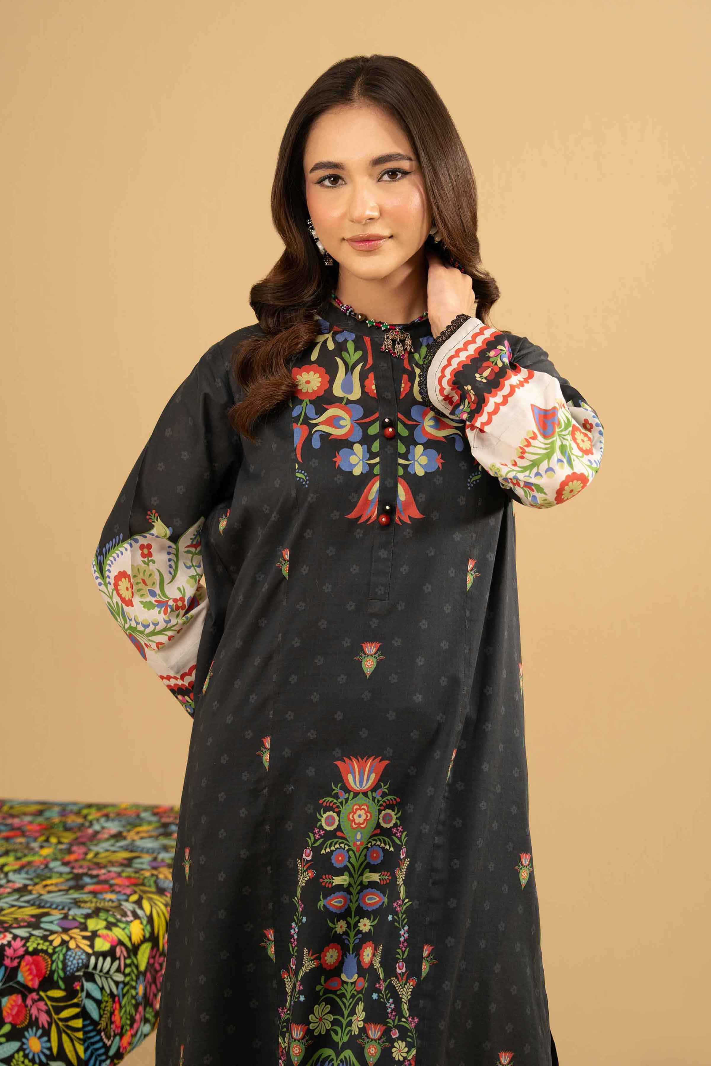 Printed Shirt - PE25-172 For Women - Pret Collection | Nishat | Shop Online