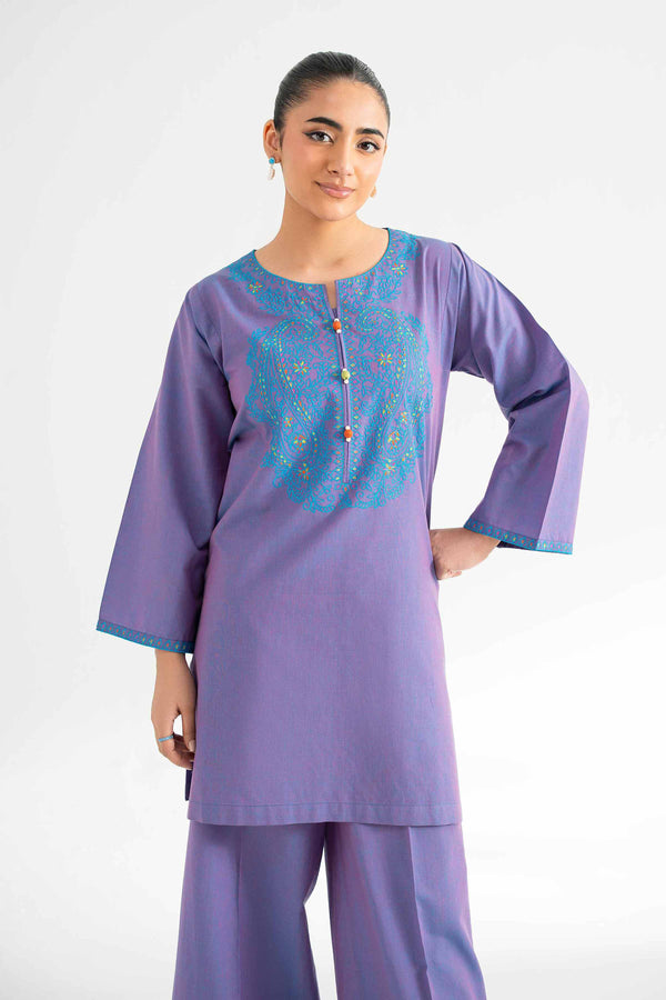 2 Piece - Embroidered Suit - PE25-204