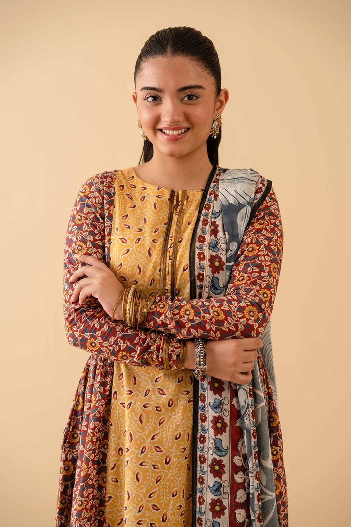 3 Piece - Printed Suit - PE25-216 for Women - Pret Collection | Nishat | Shop Online