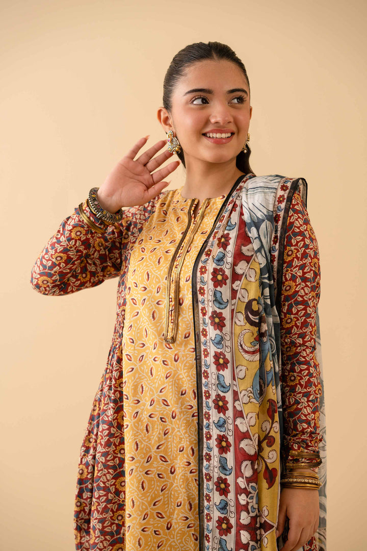 3 Piece - Printed Suit - PE25-216 for Women - Pret Collection | Nishat | Shop Online