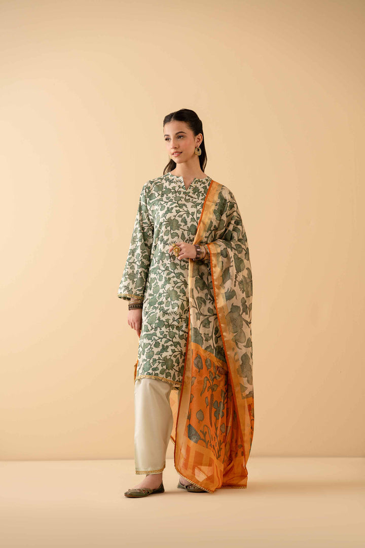 3 Piece - Printed Suit - PE25-217 For Women - Pret Collection | Nishat | Shop Online