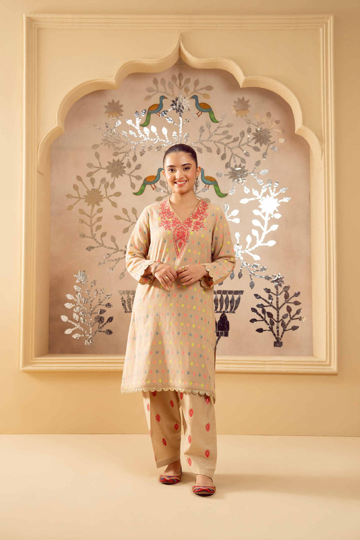 2 Piece - Embroidered Suit - PE25-239 For Women - Pret Collection | Nishat | Shop Online