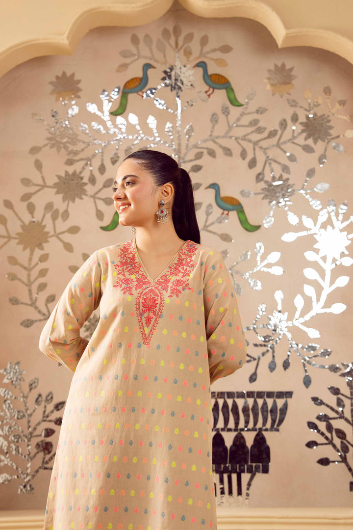 2 Piece - Embroidered Suit - PE25-239 For Women - Pret Collection | Nishat | Shop Online