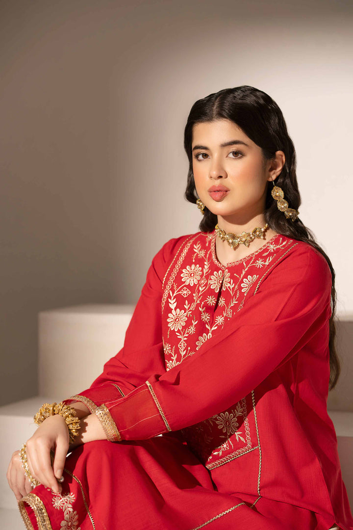 Embroidered Shirt - PE25-24 for Women - Pret Collection | Nishat | Shop Online
