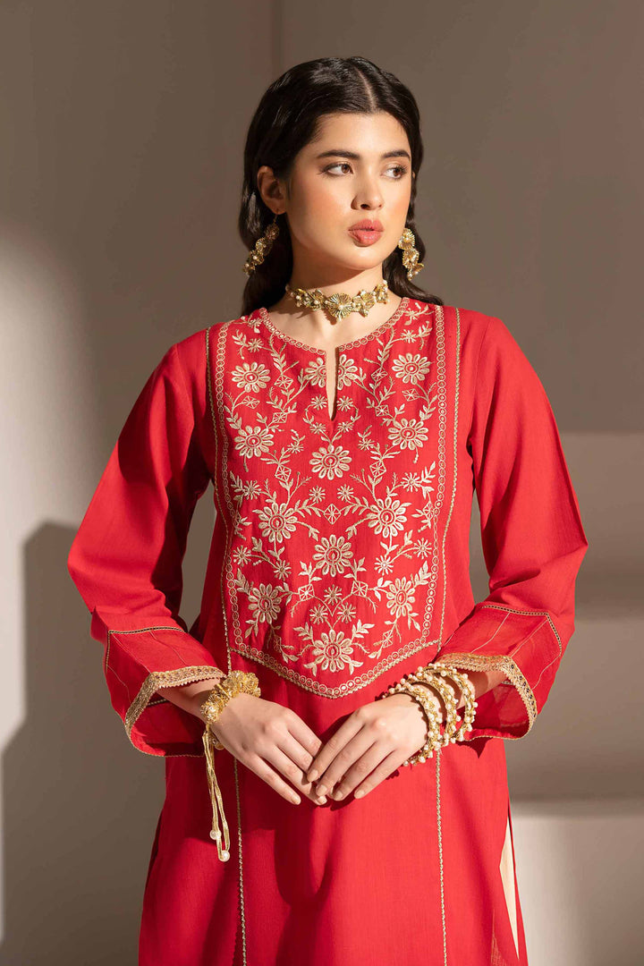 Embroidered Shirt - PE25-24 for Women - Pret Collection | Nishat | Shop Online