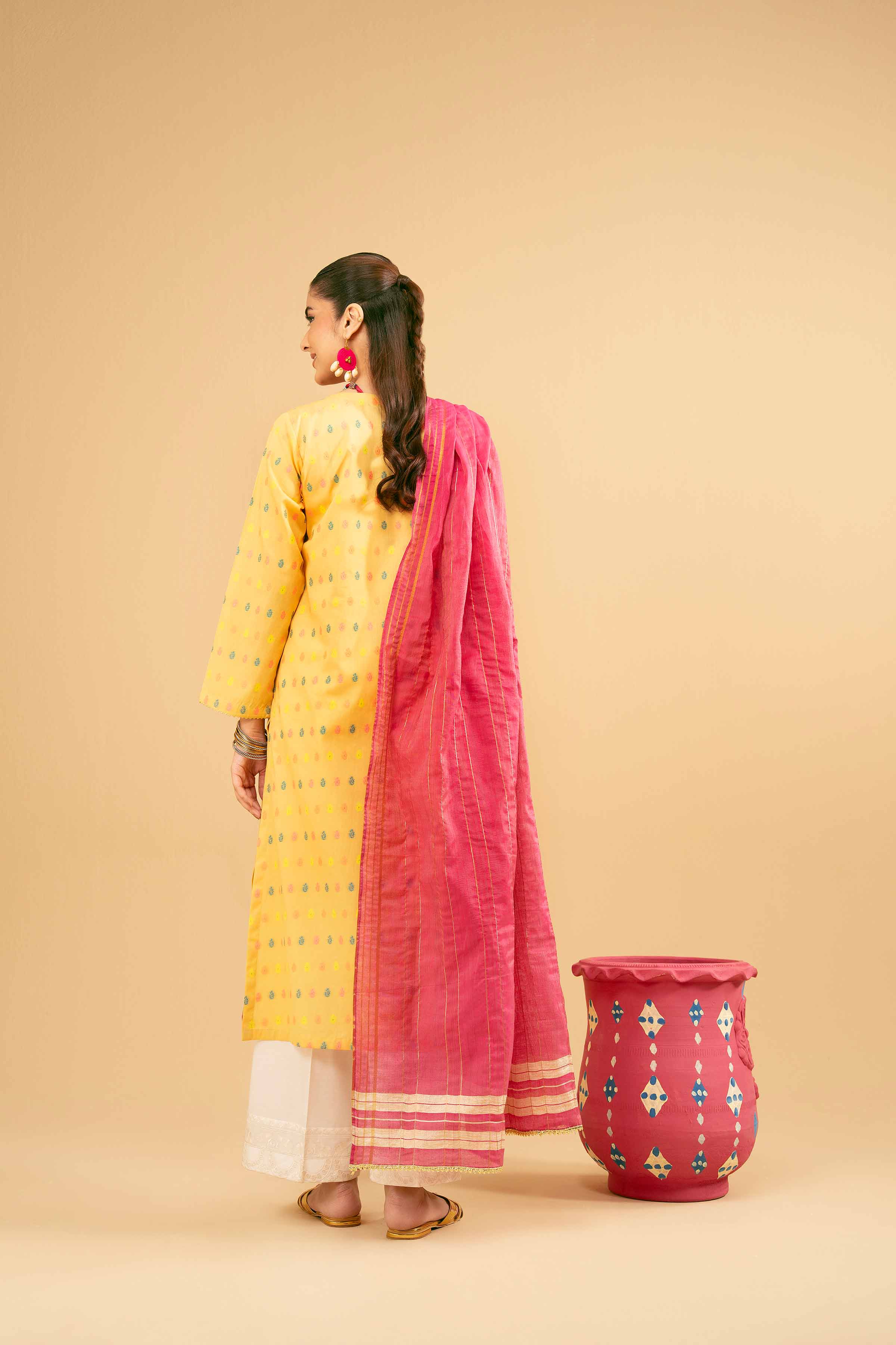 2 Piece - Embroidered Suit - PE25-245