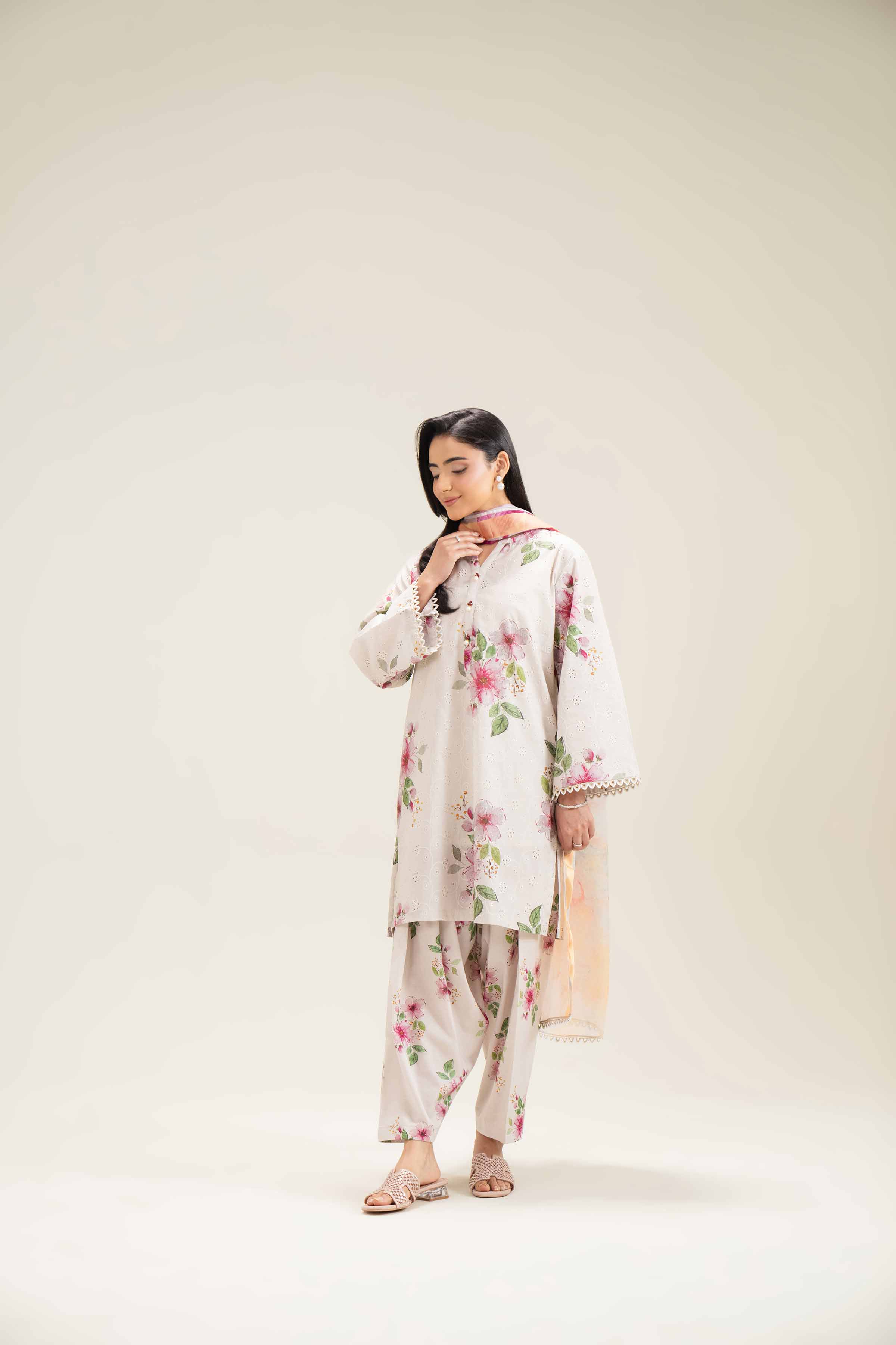 3 Piece - Printed Suit - PE25-250