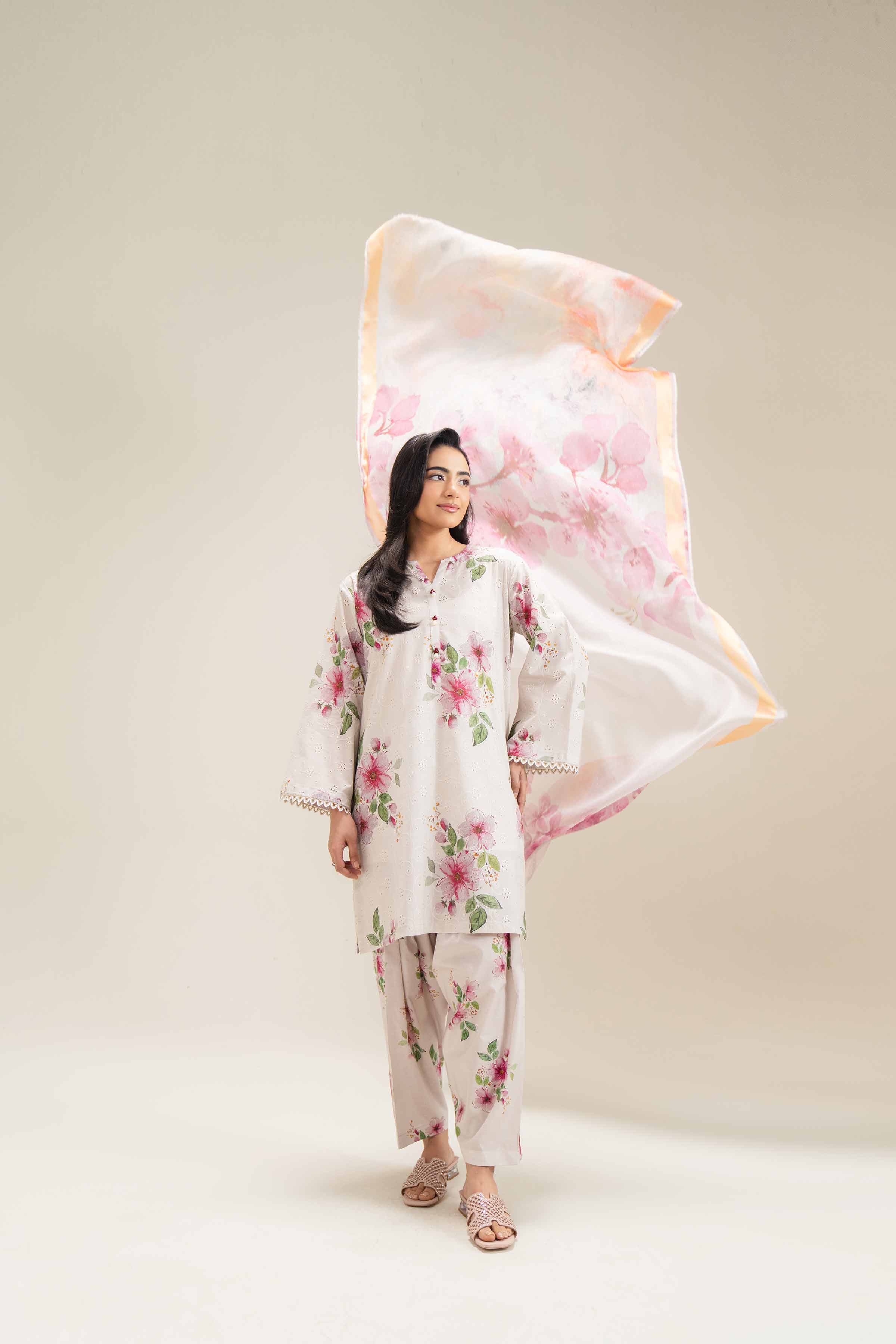 3 Piece - Printed Suit - PE25-250