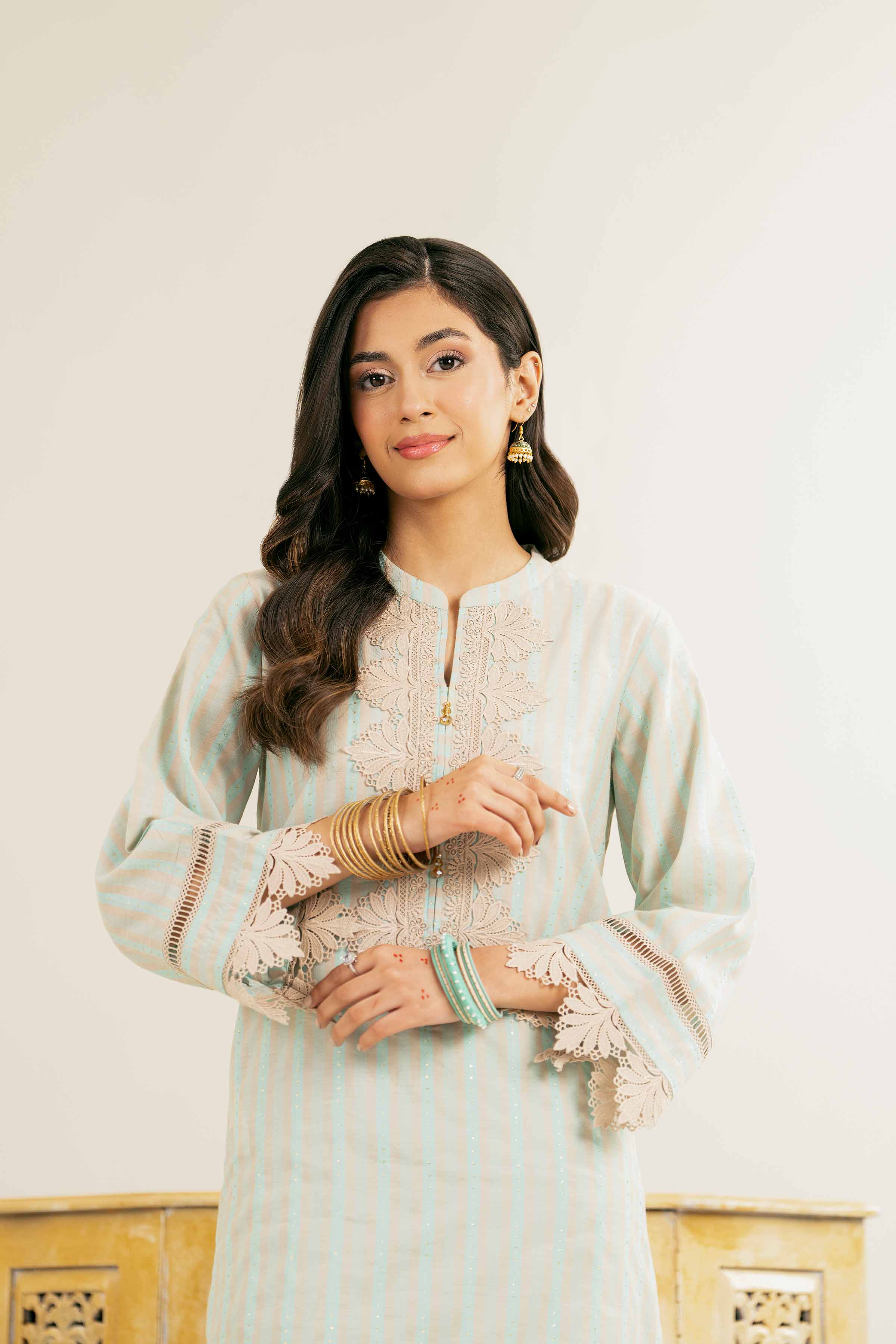 2 Piece - Embroidered Suit - PE25-26 for Women - Pret Collection | Nishat | Shop Online