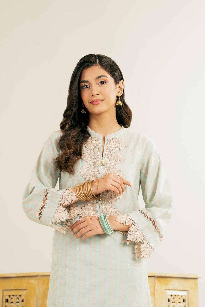 2 Piece - Embroidered Suit - PE25-26 for Women - Pret Collection | Nishat | Shop Online