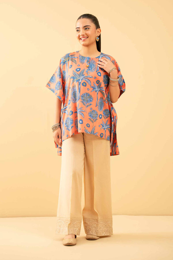 Printed Kaftan - PE25-269 for Women - Pret Collection | Nishat | Shop Online