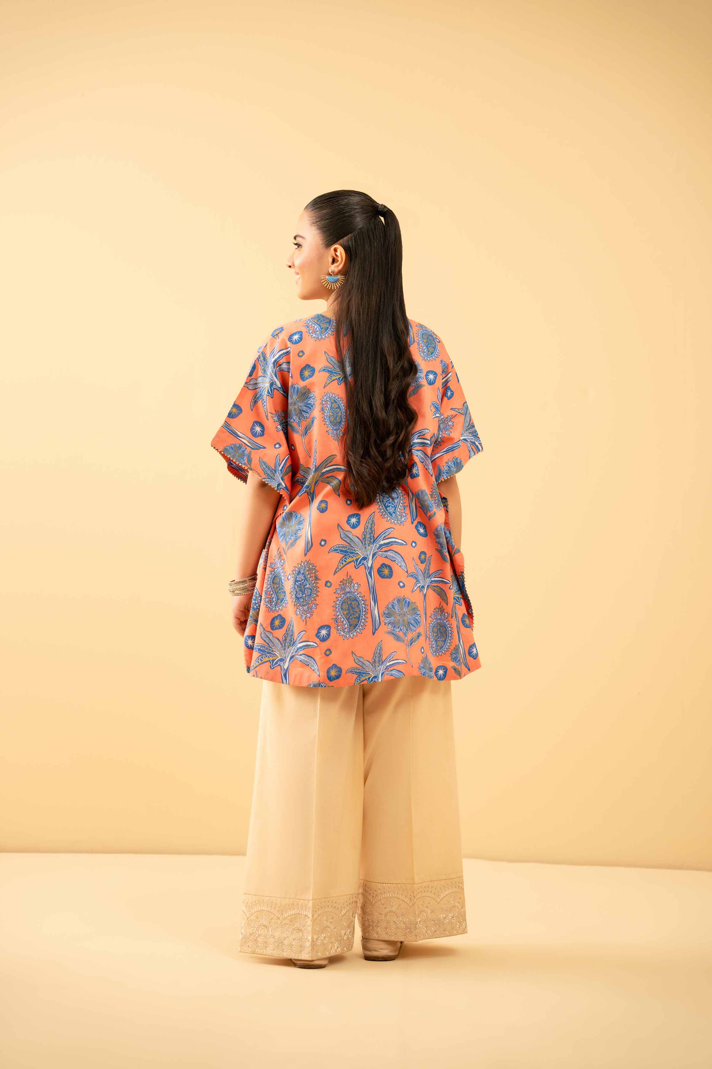 Printed Kaftan - PE25-269 for Women - Pret Collection | Nishat | Shop Online