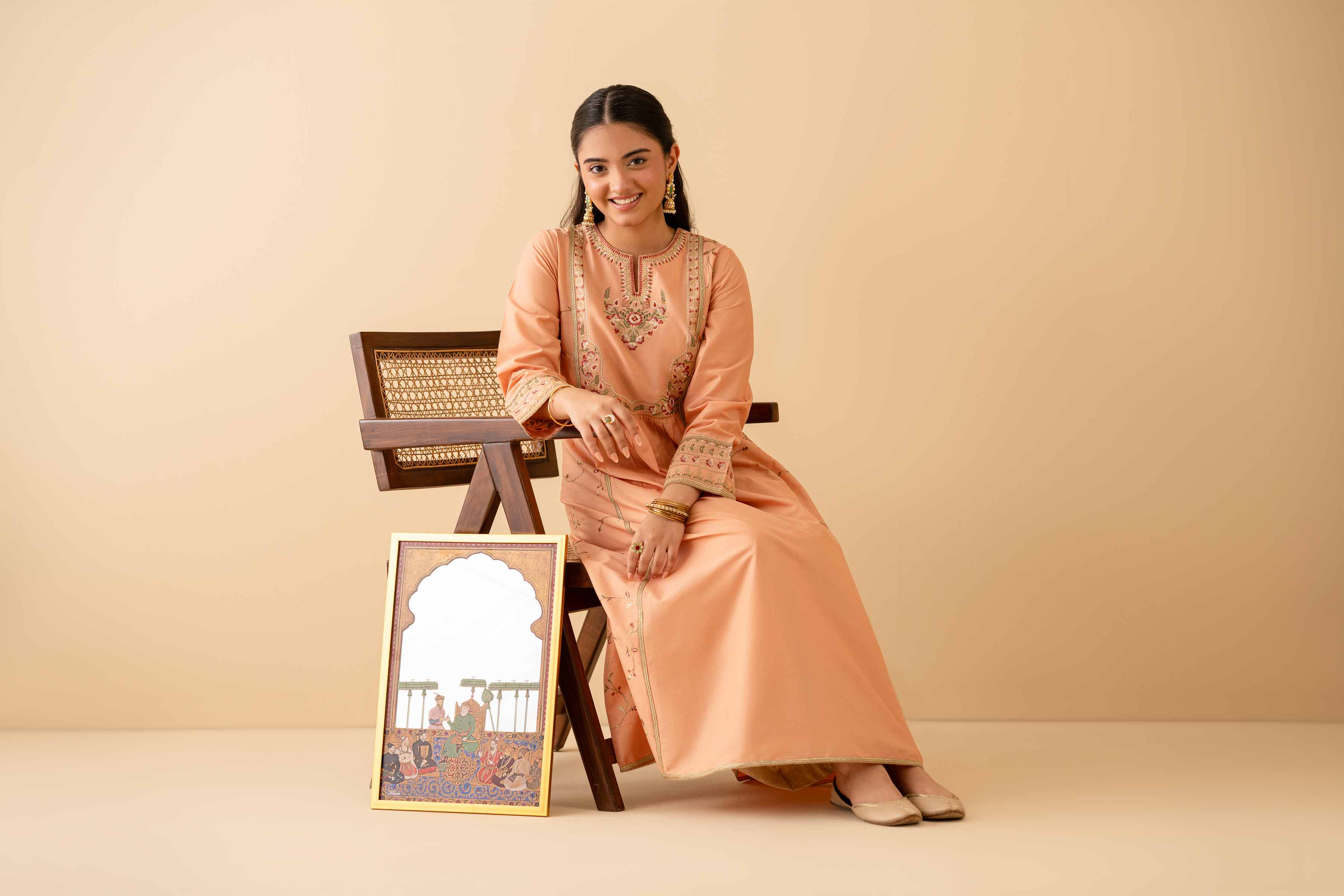 Embroidered Shirt - PE25-278 for Women - Pret Collection | Nishat | Shop Online