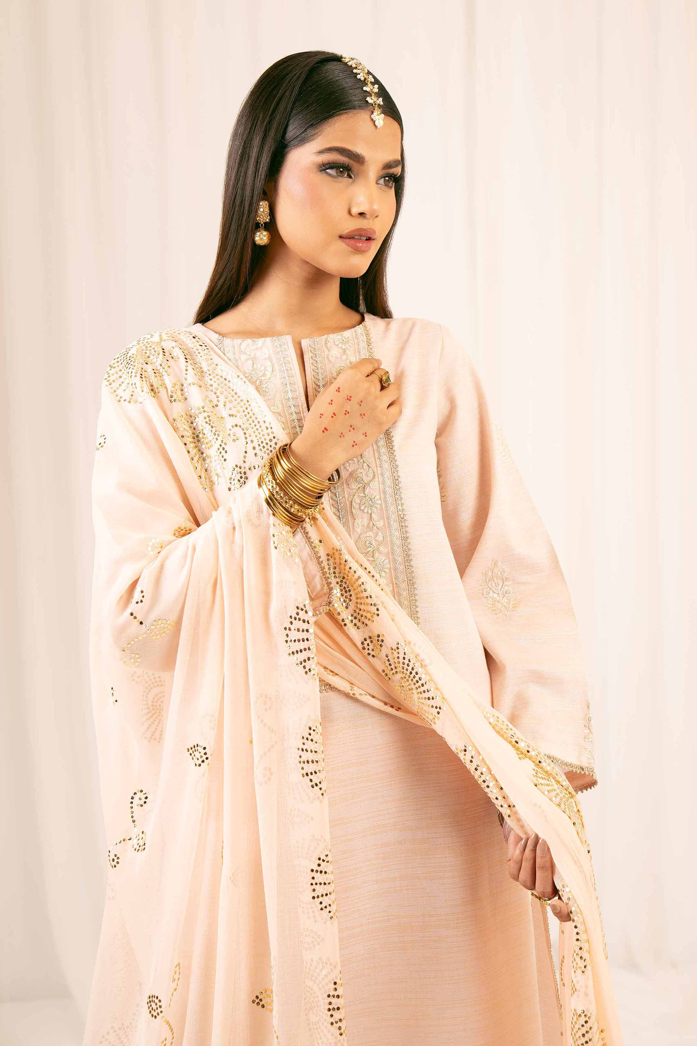 3 Piece - Embroidered Suit - PFE25-29