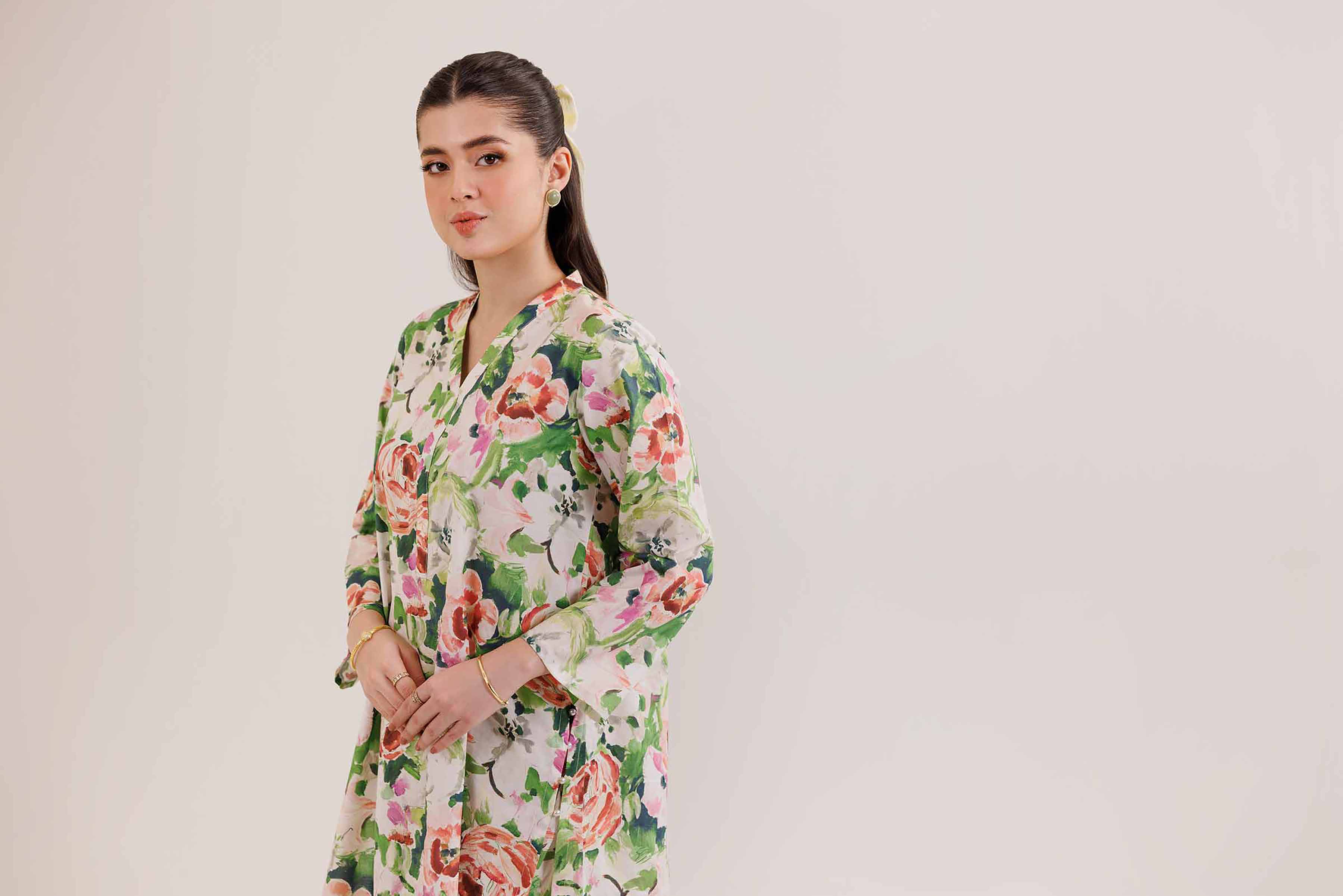 2 Piece - Printed Suit - PE25-306