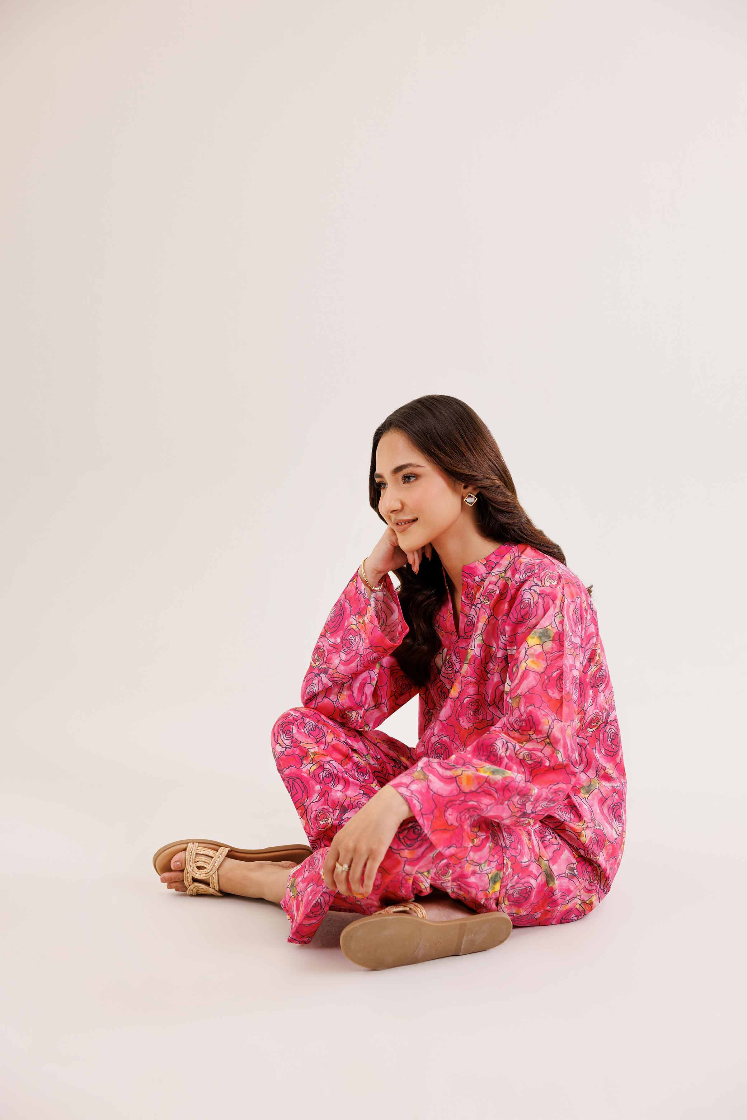 2 Piece - Printed Suit - PE25-307
