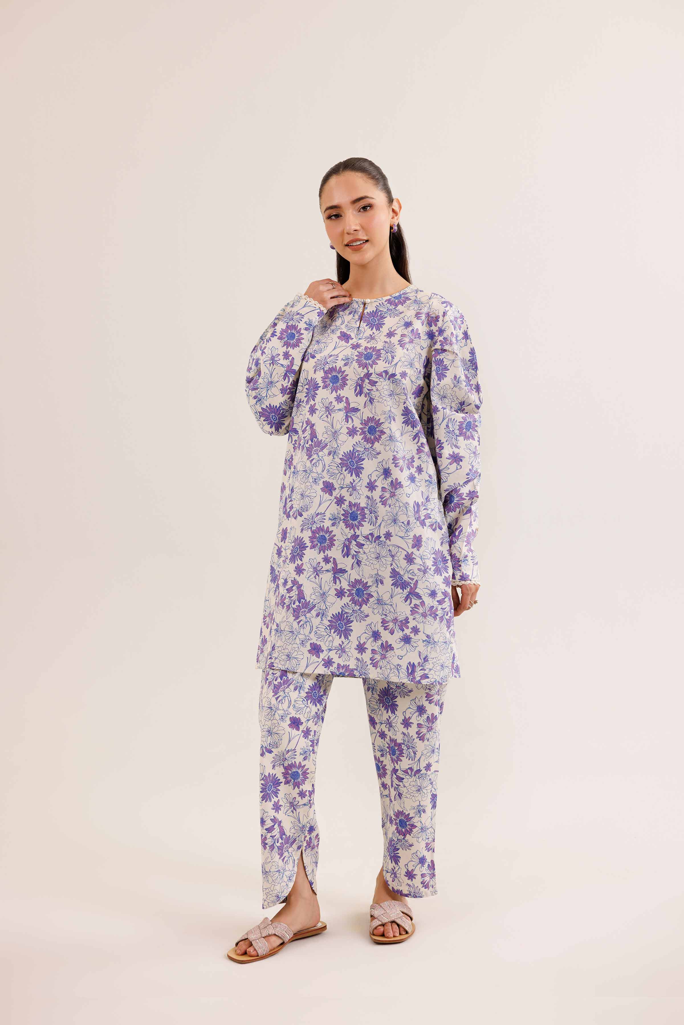 2 Piece - Printed Suit - PE25-310
