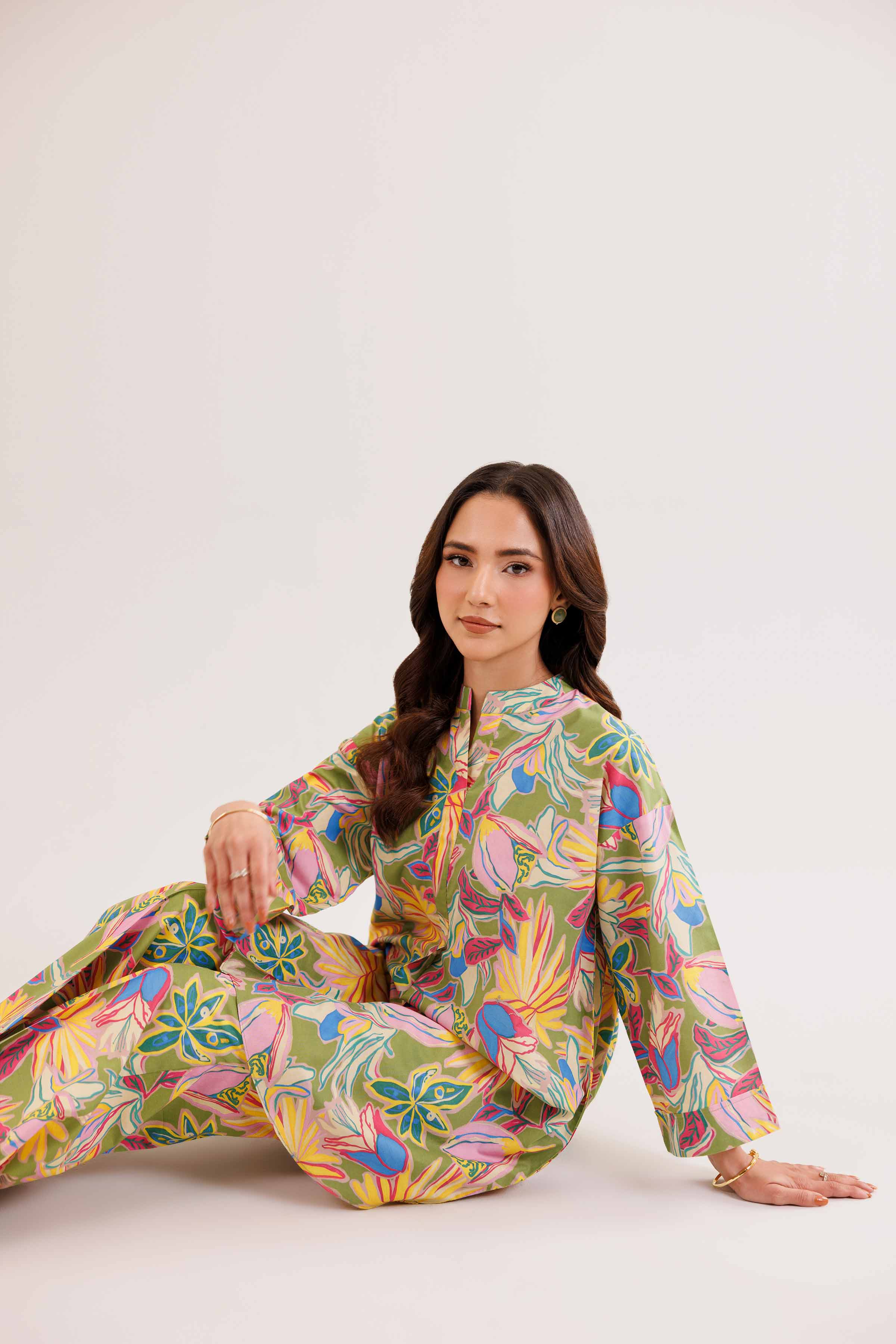 2 Piece - Printed Suit - PE25-311