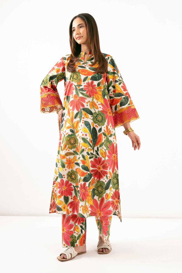 2 Piece - Printed Suit - PE25-315