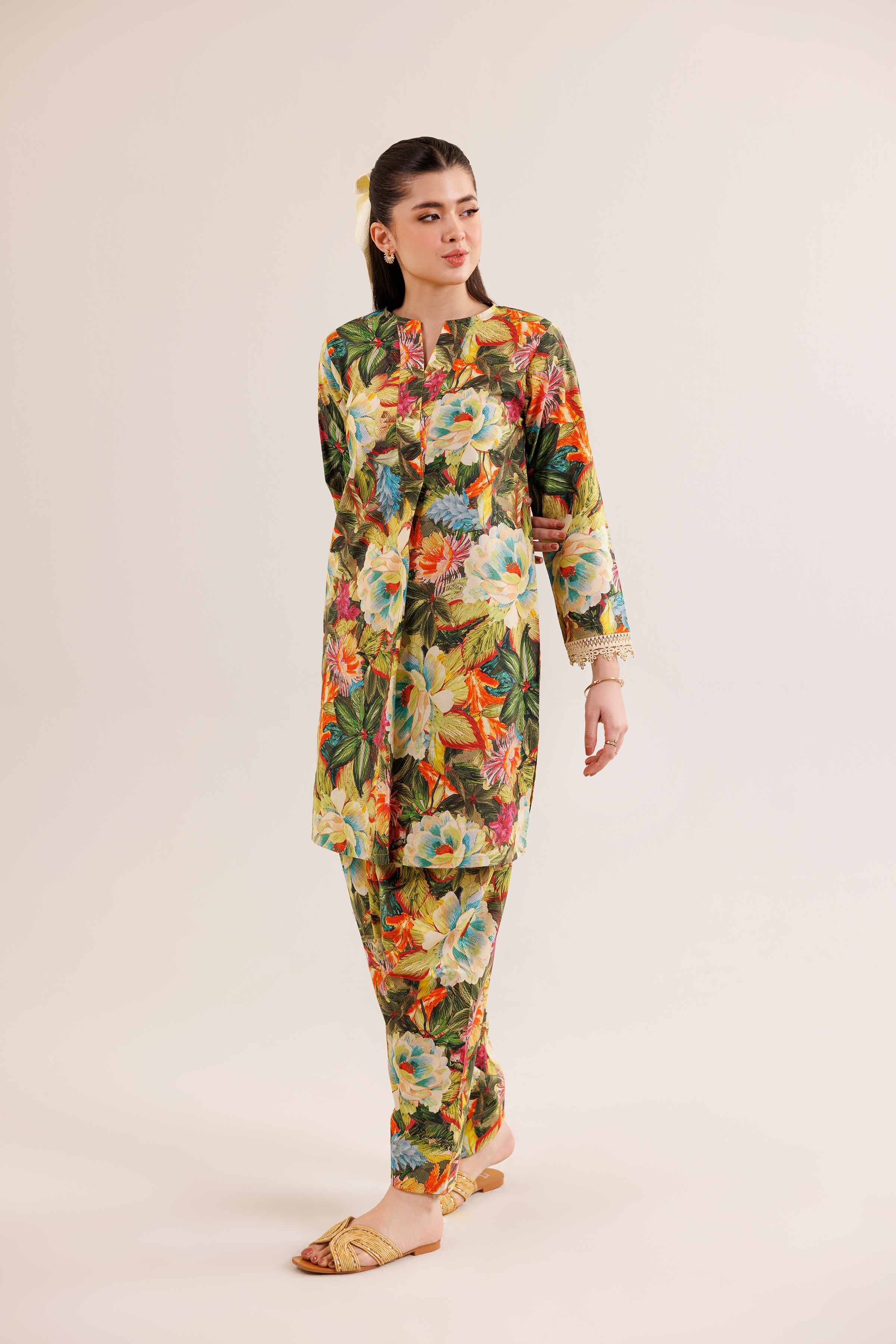 2 Piece - Printed Suit - PE25-322