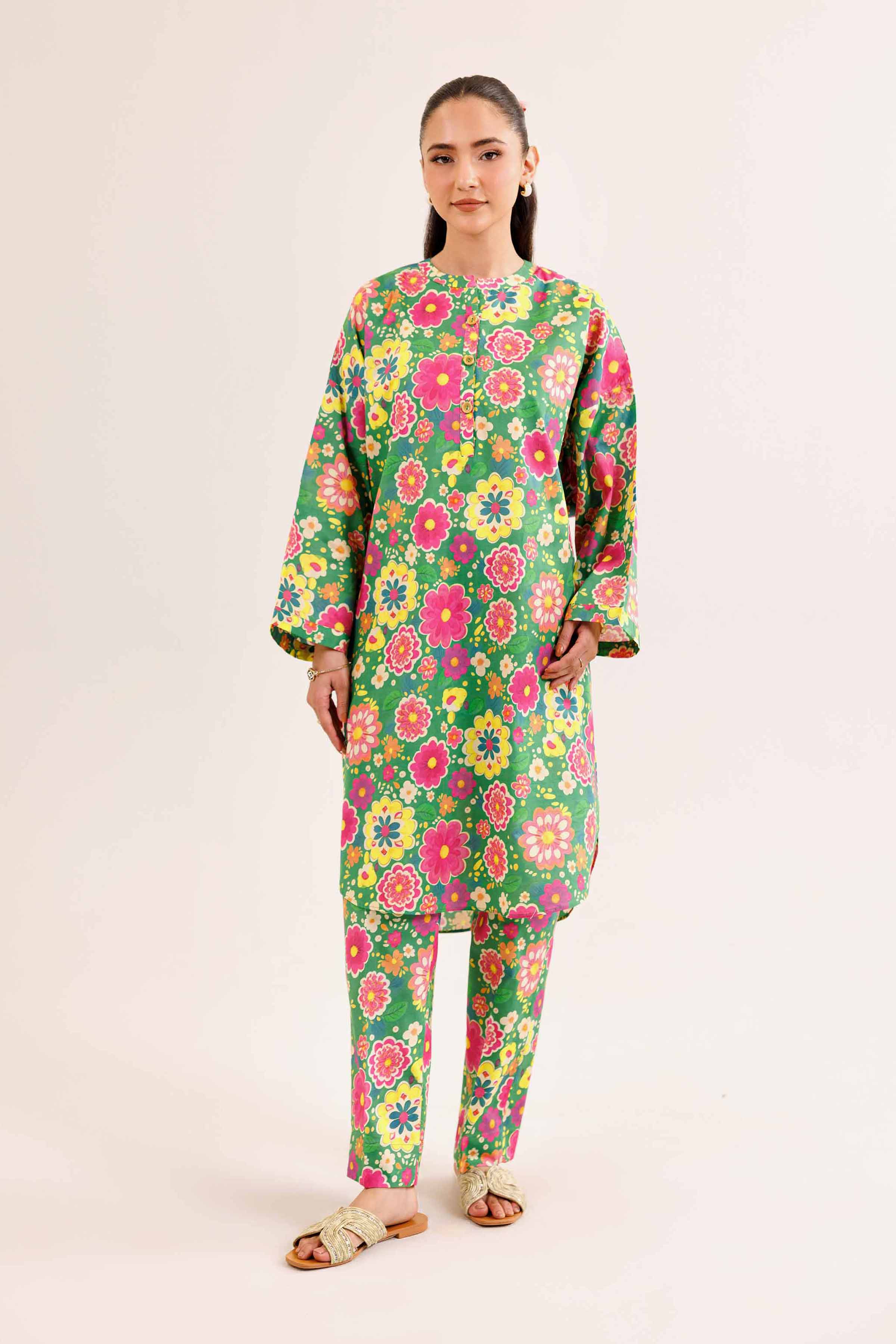 2 Piece - Printed Suit - PE25-323