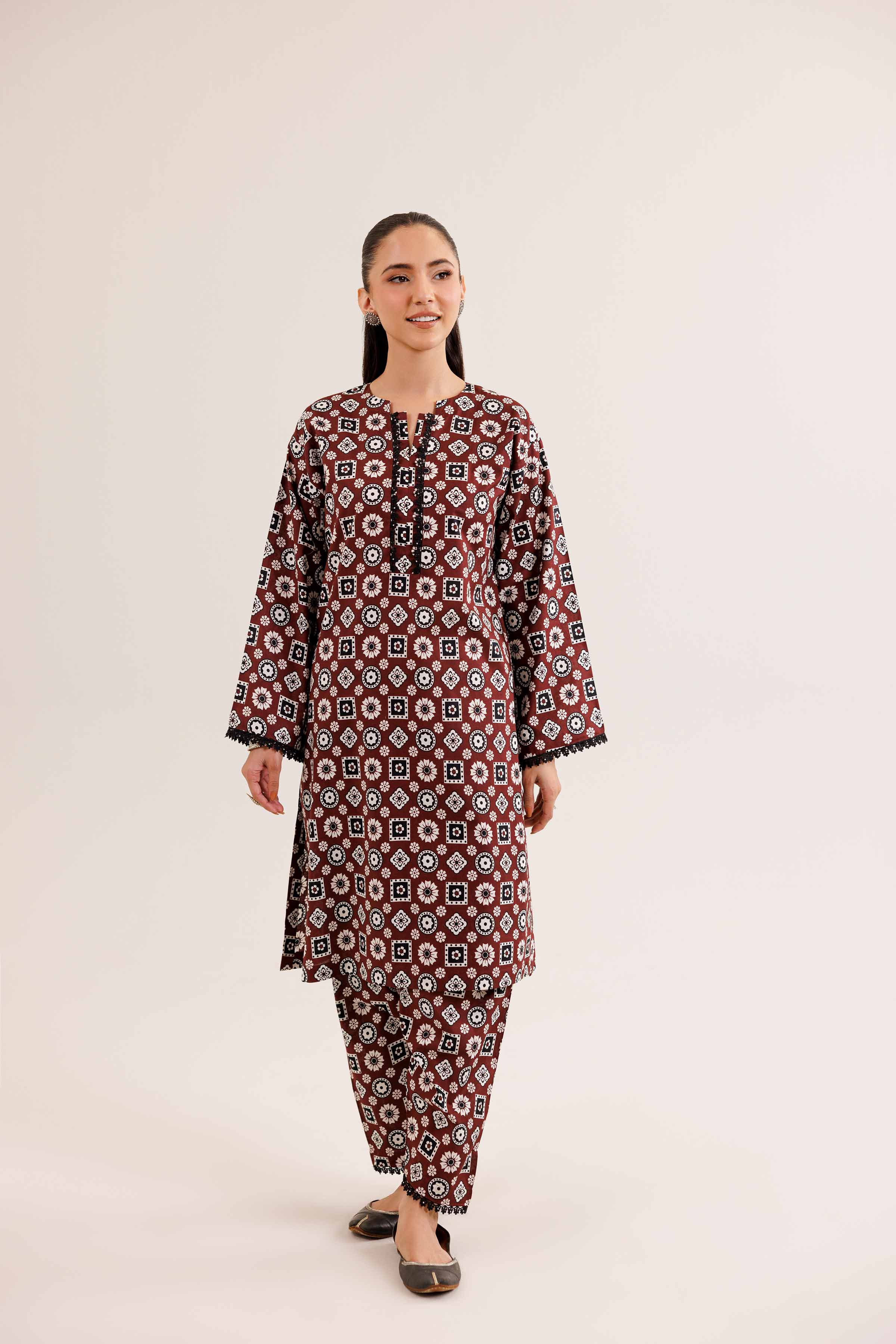 2 Piece - Printed Suit - PE25-345