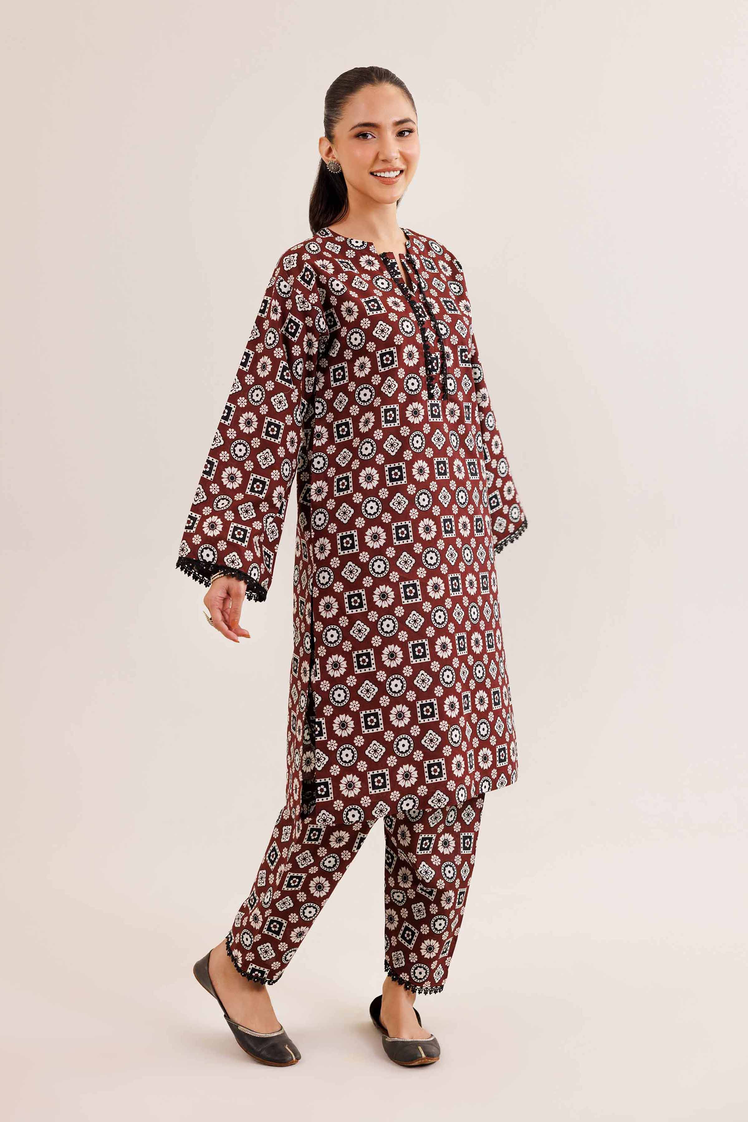 2 Piece - Printed Suit - PE25-345