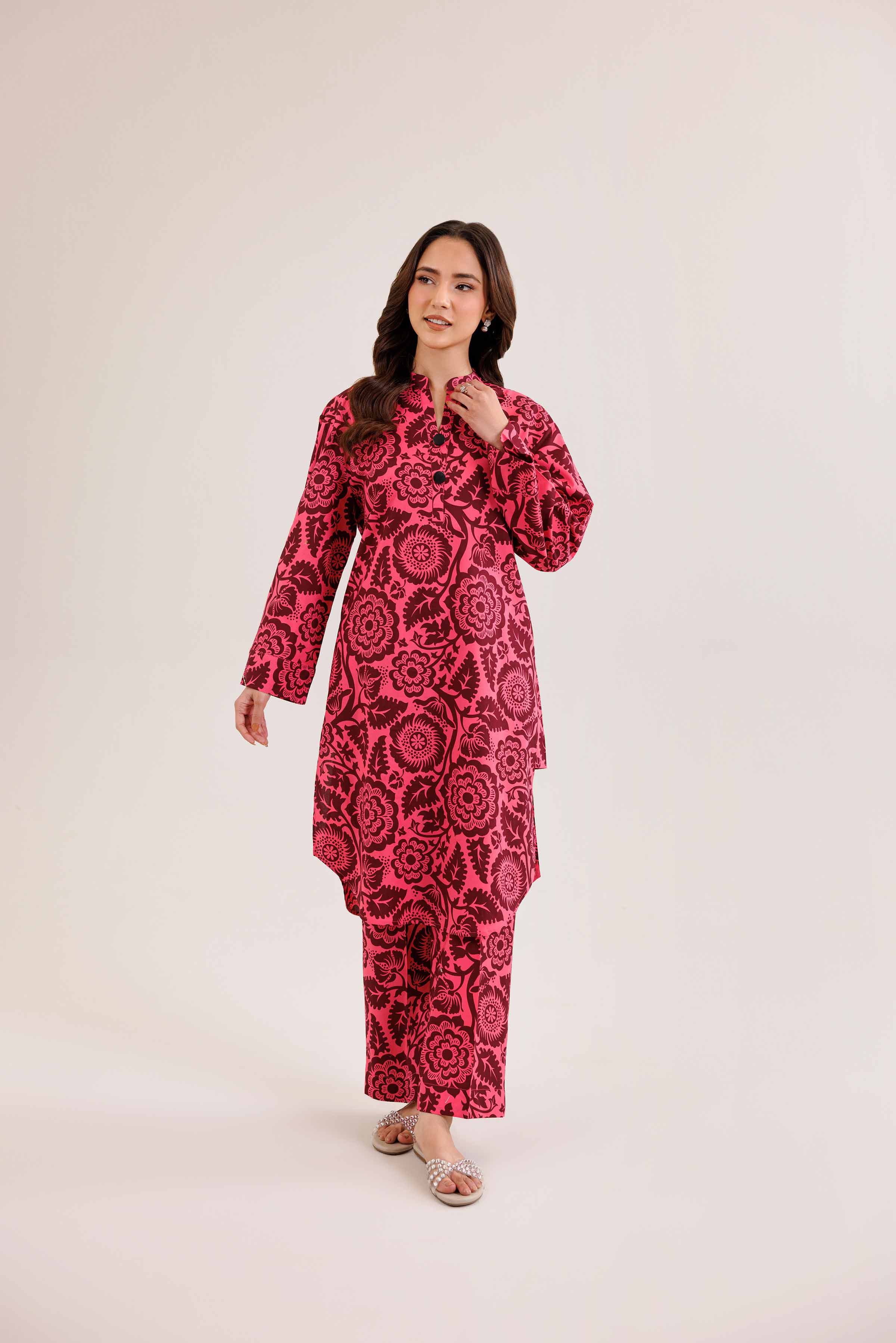 2 Piece - Printed Suit - PE25-346