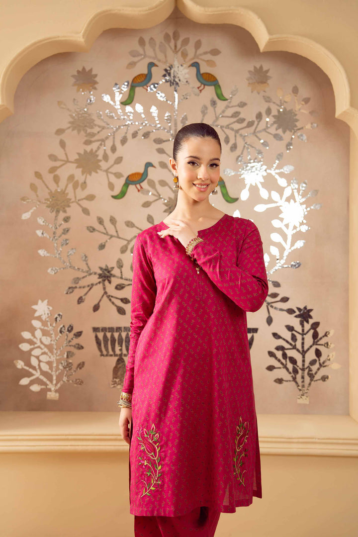 2 Piece - Printed Embroidered Suit - PE25-347 for Women - Pret Collection | Nishat | Shop Online