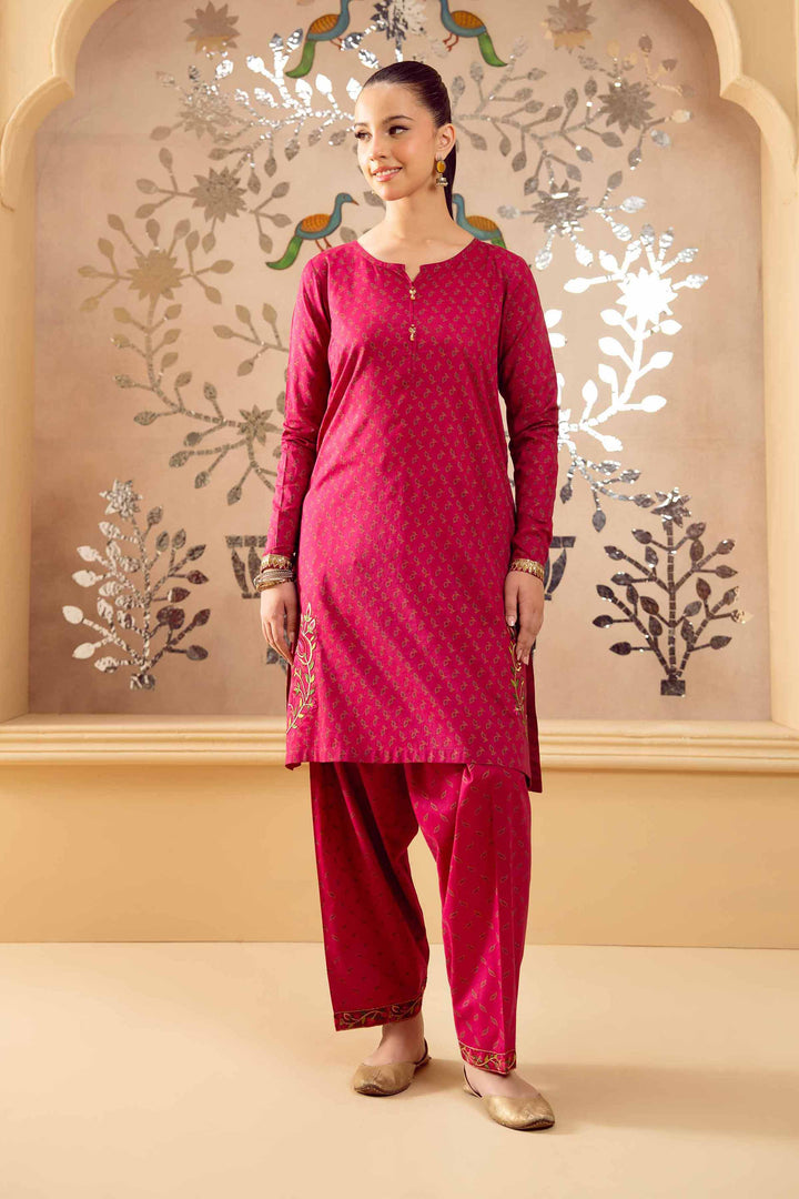 2 Piece - Printed Embroidered Suit - PE25-347 for Women - Pret Collection | Nishat | Shop Online
