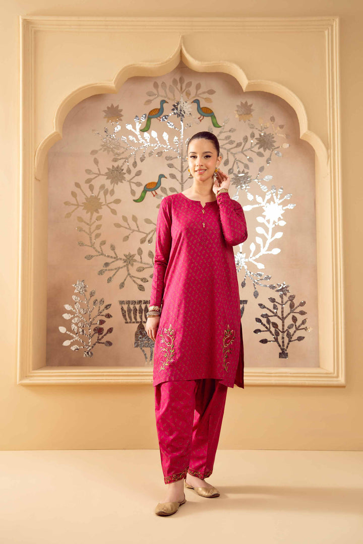 2 Piece - Printed Embroidered Suit - PE25-347 for Women - Pret Collection | Nishat | Shop Online