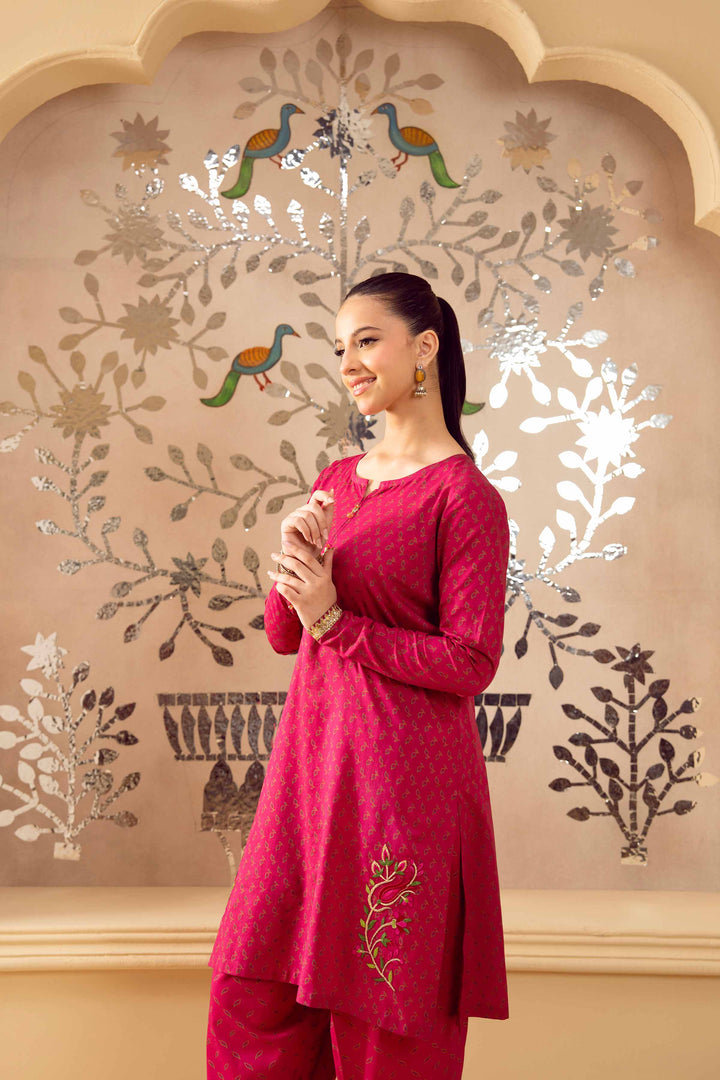 2 Piece - Printed Embroidered Suit - PE25-347 for Women - Pret Collection | Nishat | Shop Online