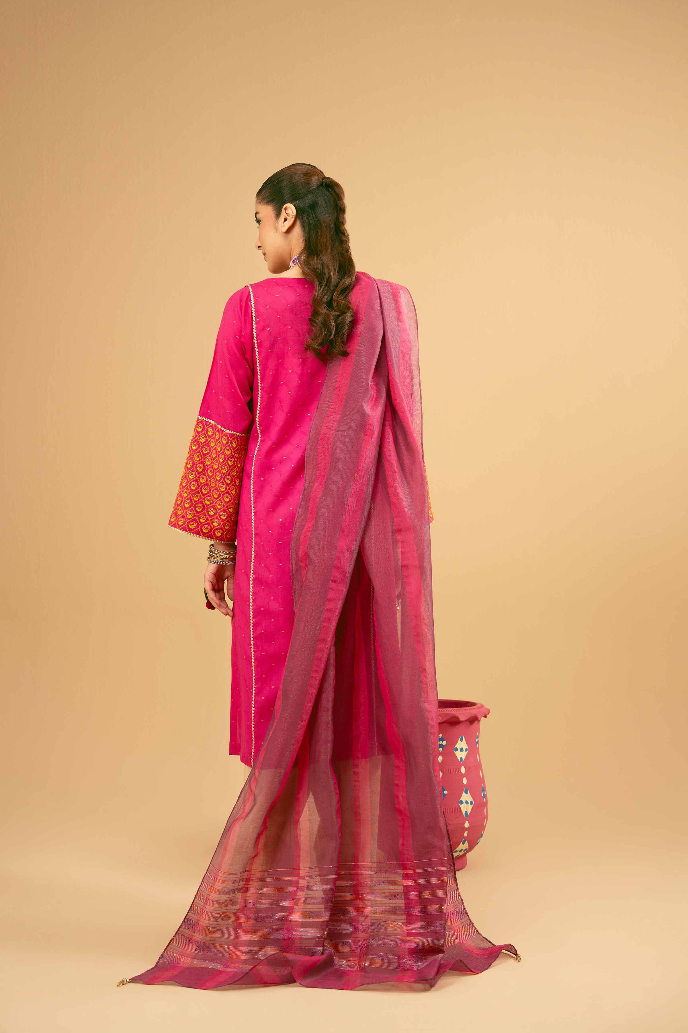 2 Piece - Embroidered Suit - PE25-361