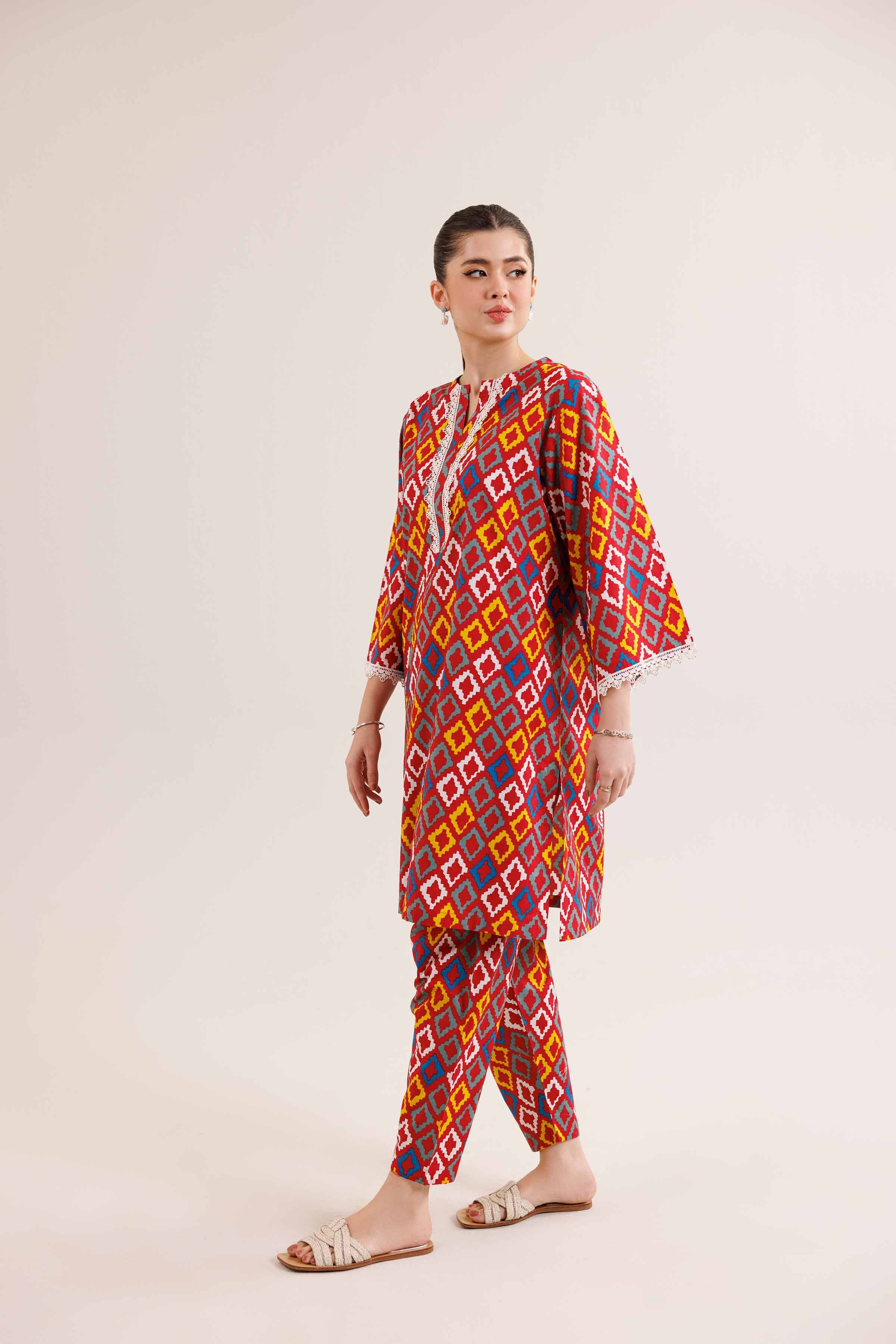 2 Piece - Printed Suit - PE25-369