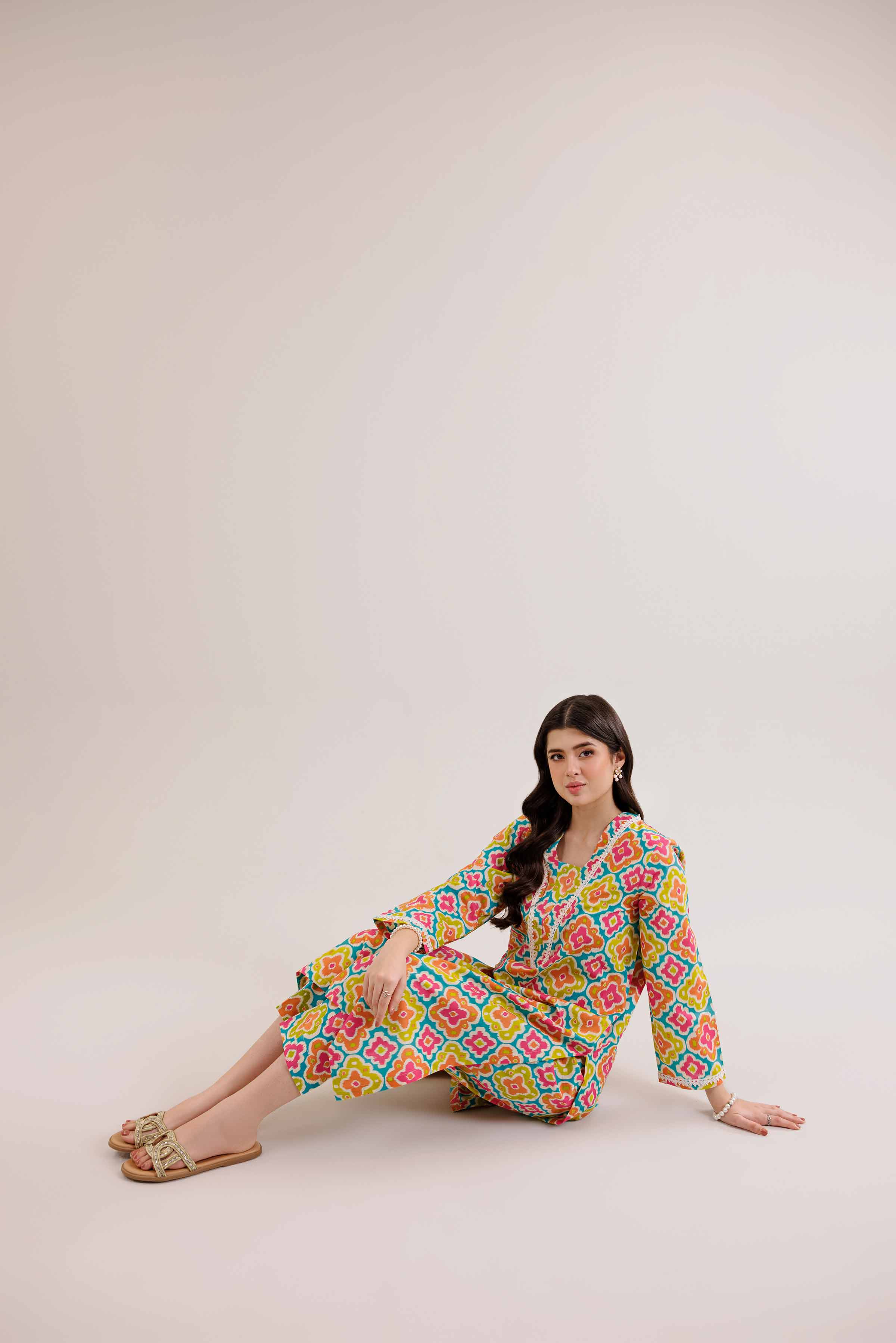 2 Piece - Printed Suit - PE25-373