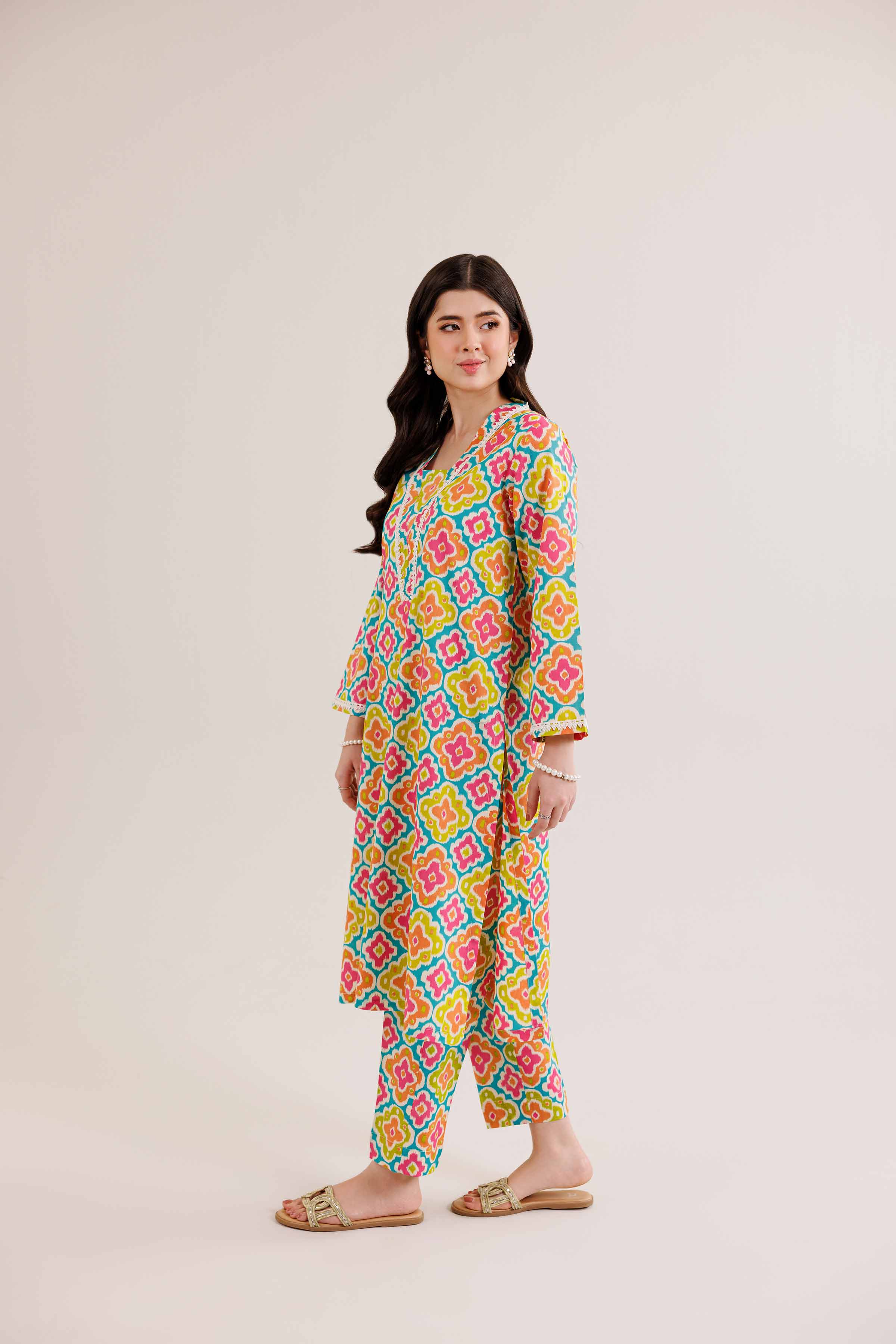 2 Piece - Printed Suit - PE25-373
