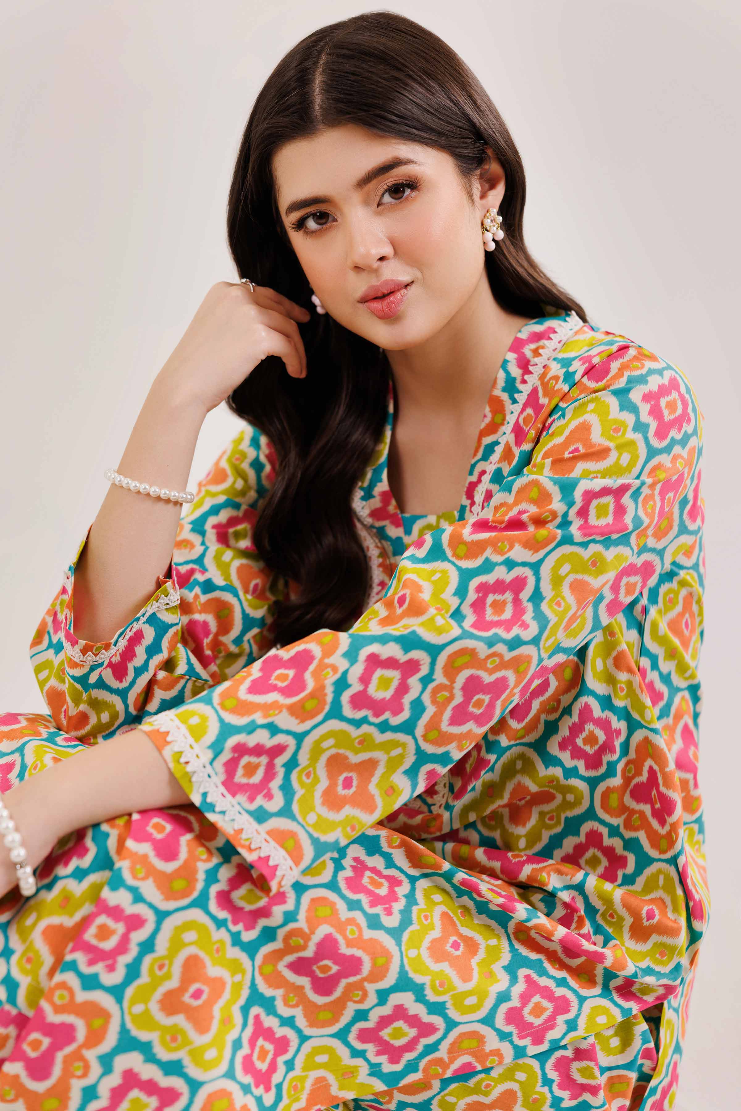 2 Piece - Printed Suit - PE25-373