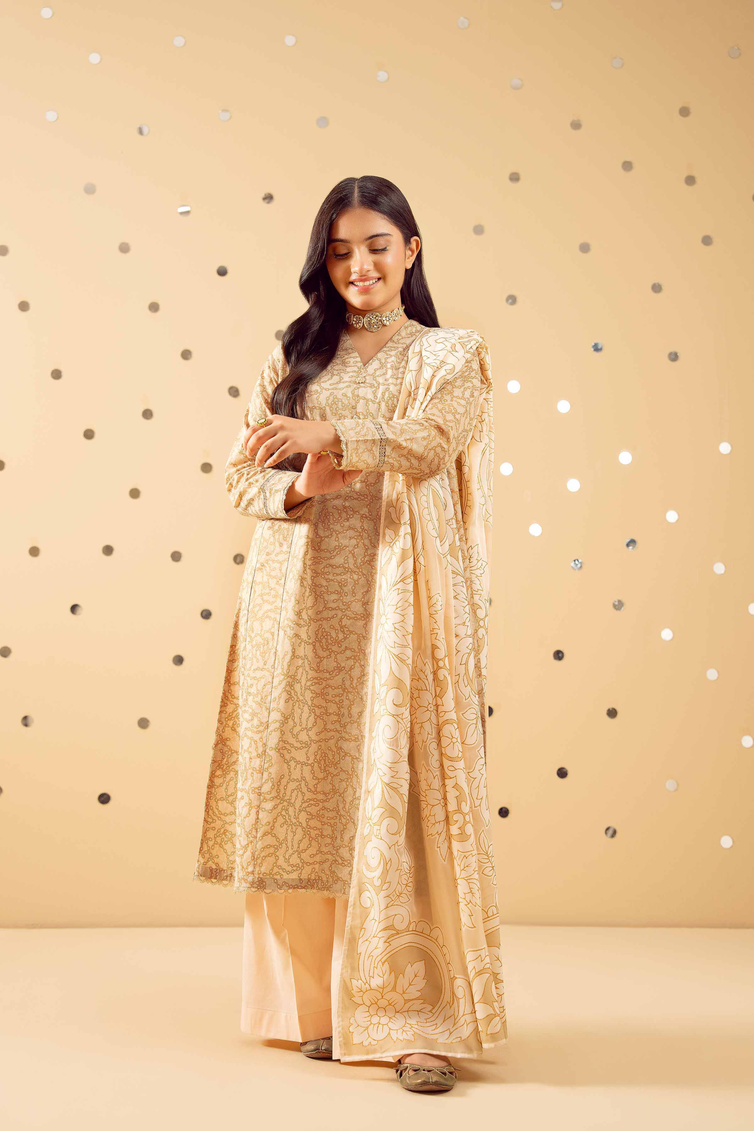 3 Piece - Printed Suit - PE25-376 for Women - Pret Collection | Nishat | Shop Online