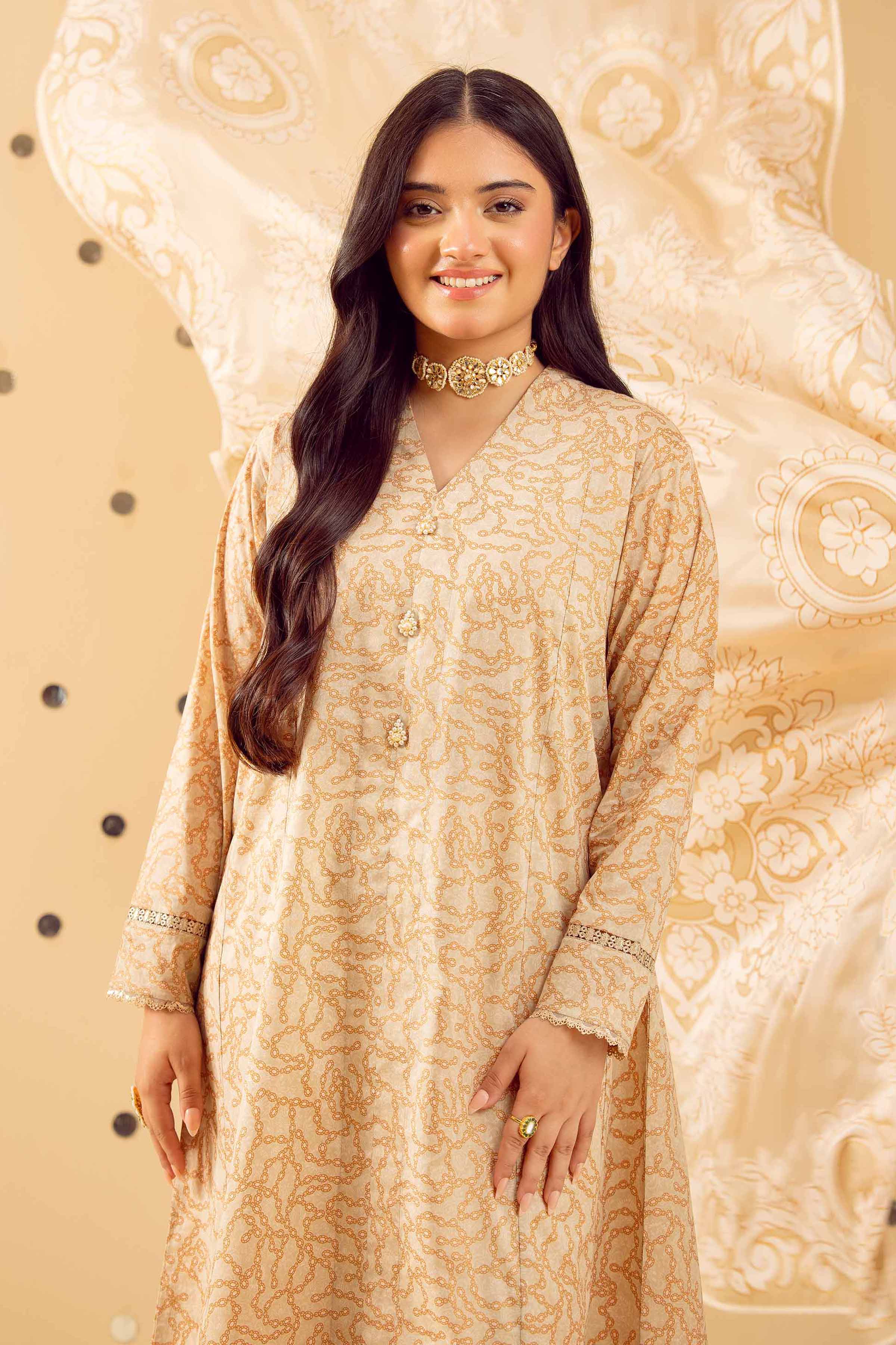 3 Piece - Printed Suit - PE25-376 for Women - Pret Collection | Nishat | Shop Online