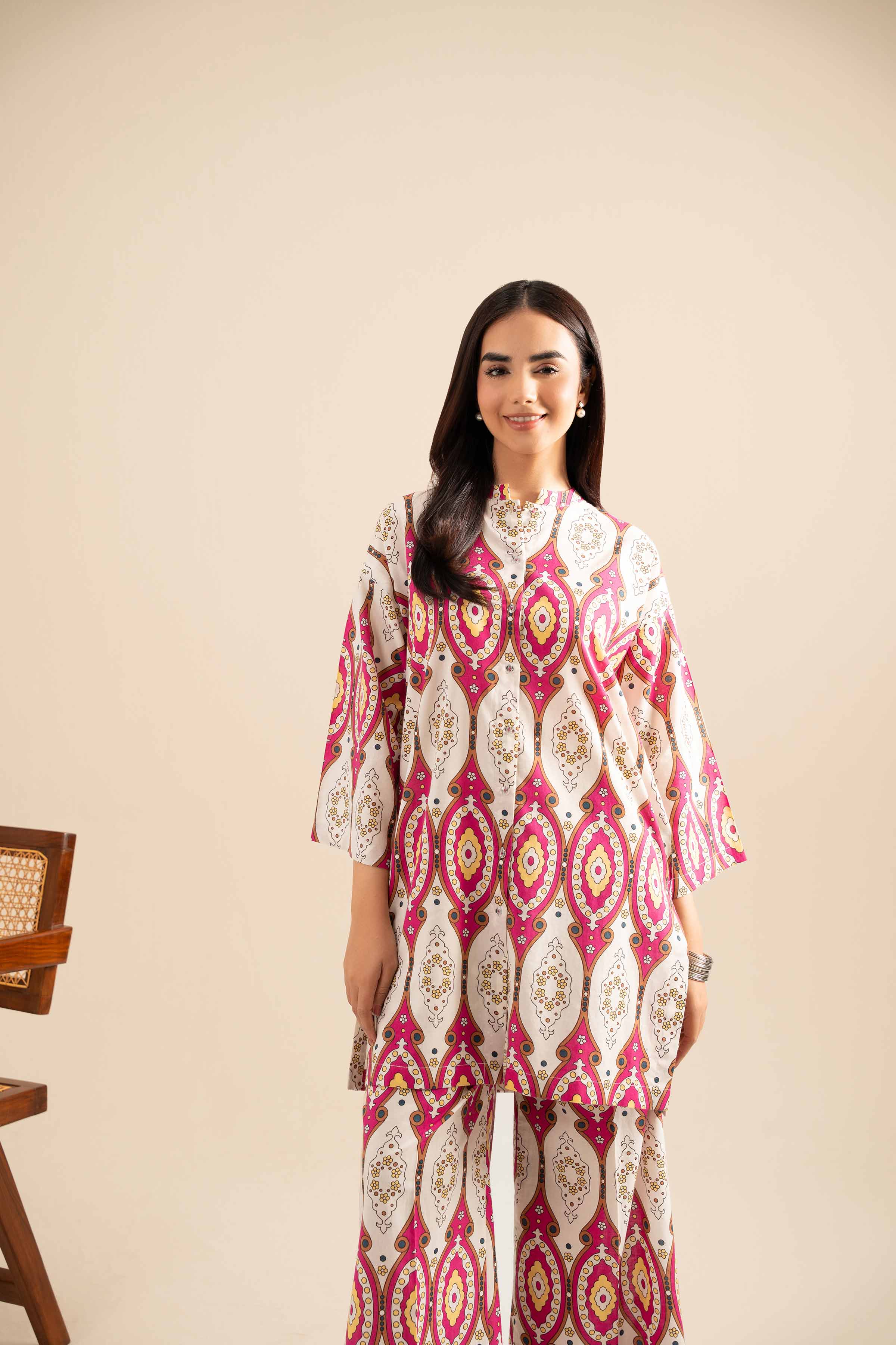 2 Piece - Printed Suit - PE25-382