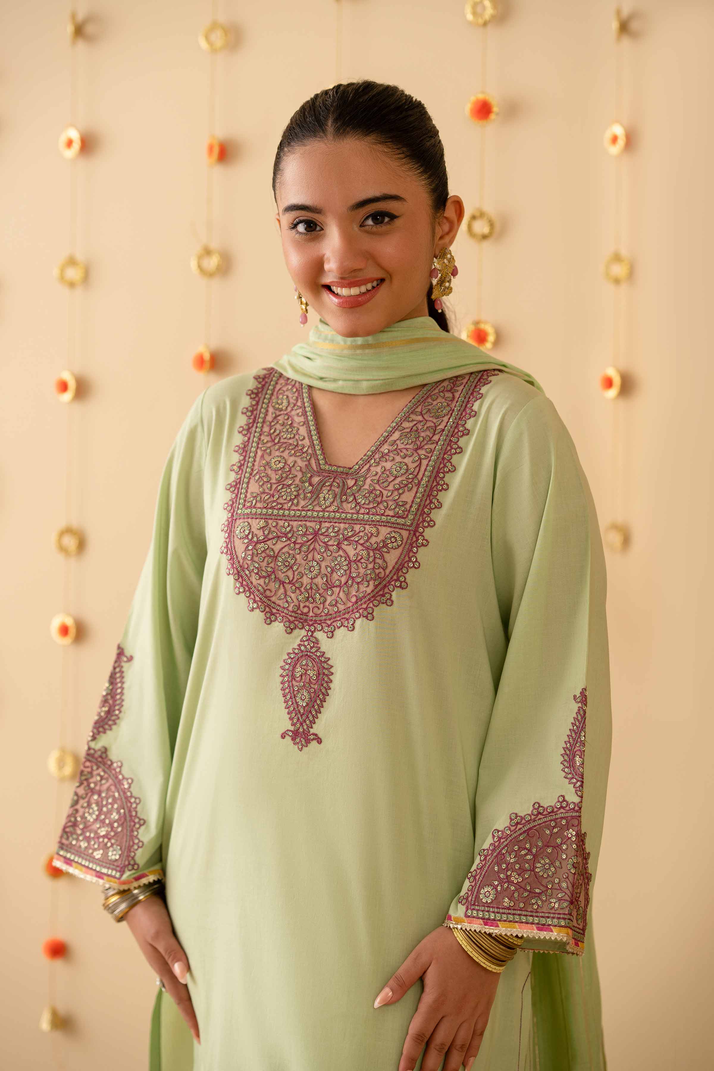 2 Piece - Embroidered Suit - PE25-383 for Women - Pret Collection | Nishat | Shop Online
