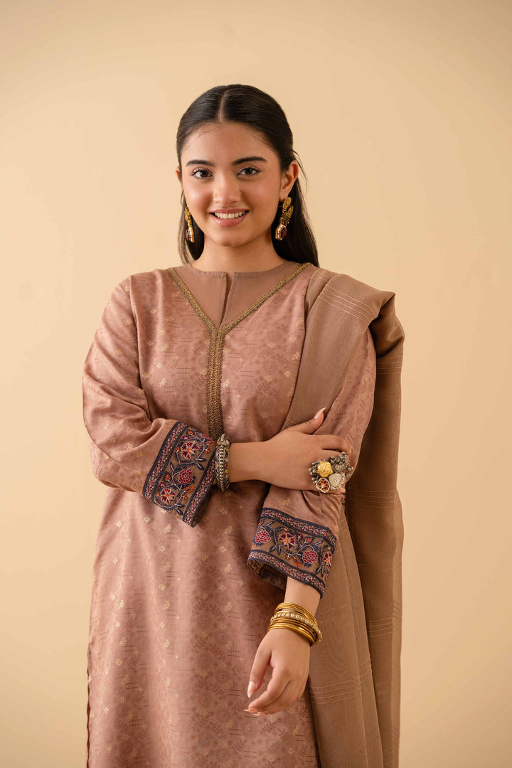 2 Piece - Embroidered Suit - PE25-384 for Women - Pret Collection | Nishat | Shop Online
