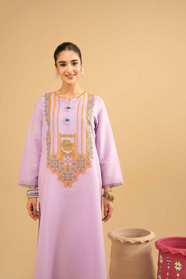Embroidered Shirt - PE25-385 for Women - Pret Collection | Nishat | Shop Online