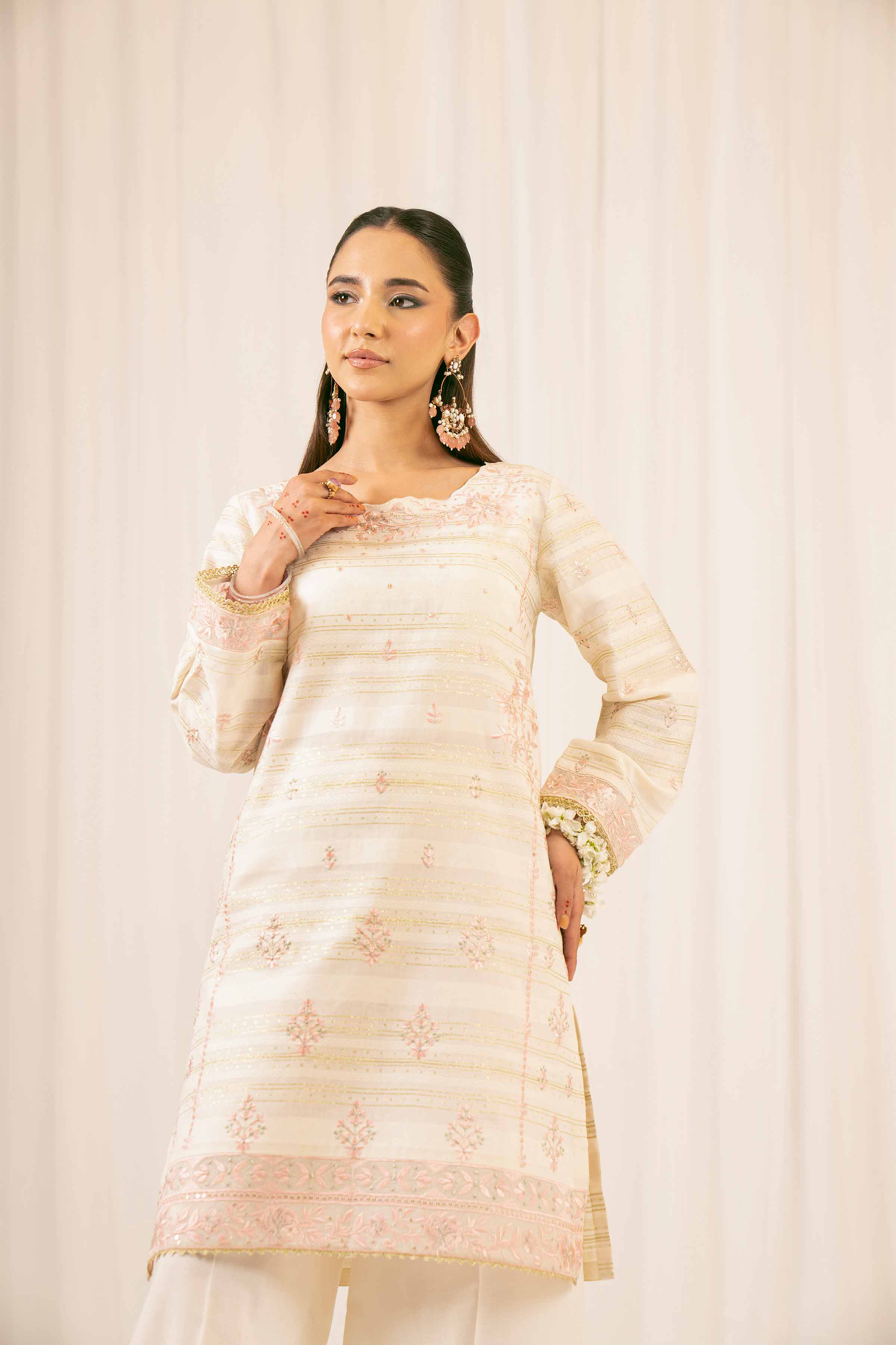 2 Piece - Embroidered Suit - PFE25-39