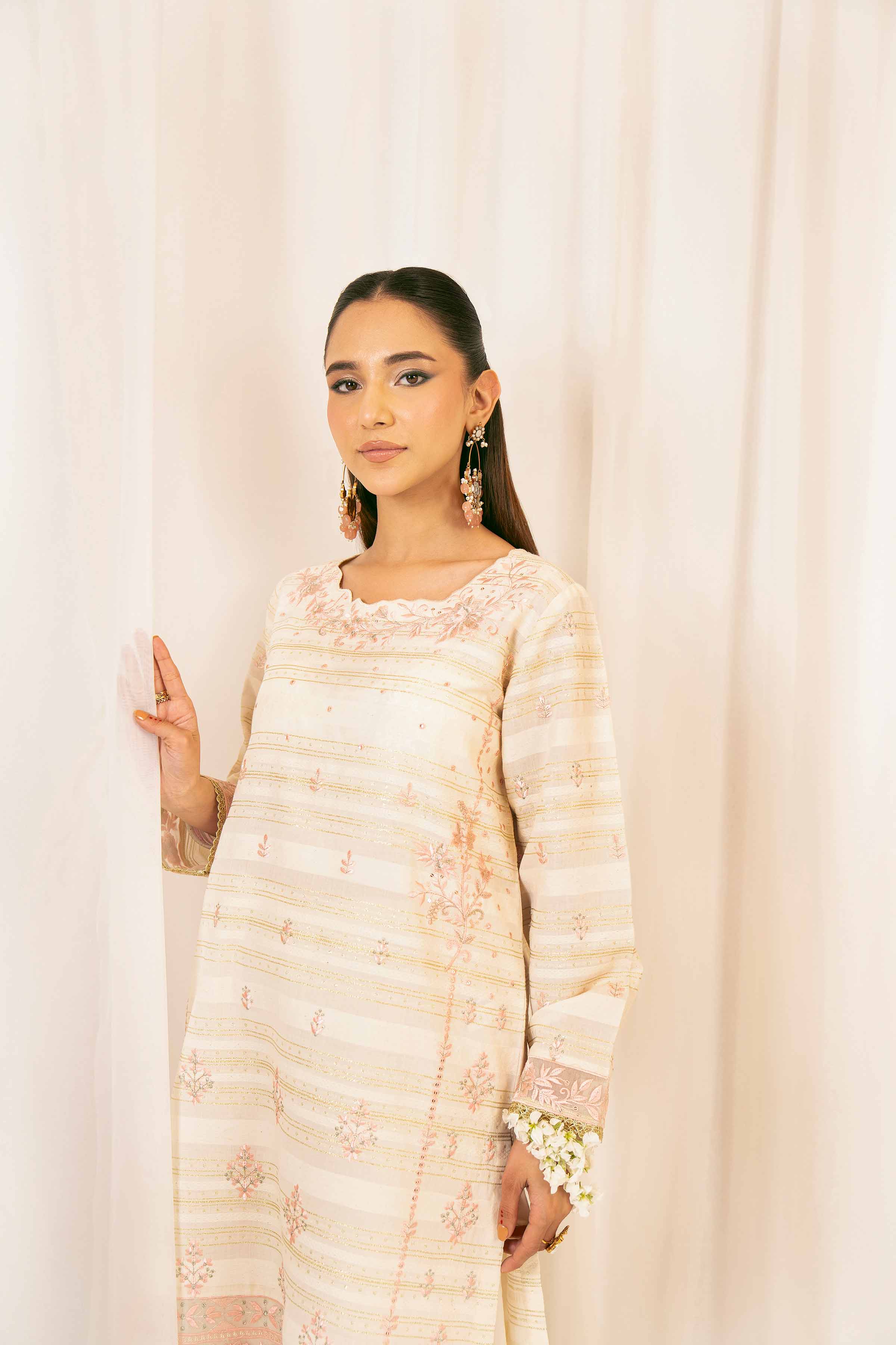 2 Piece - Embroidered Suit - PFE25-39