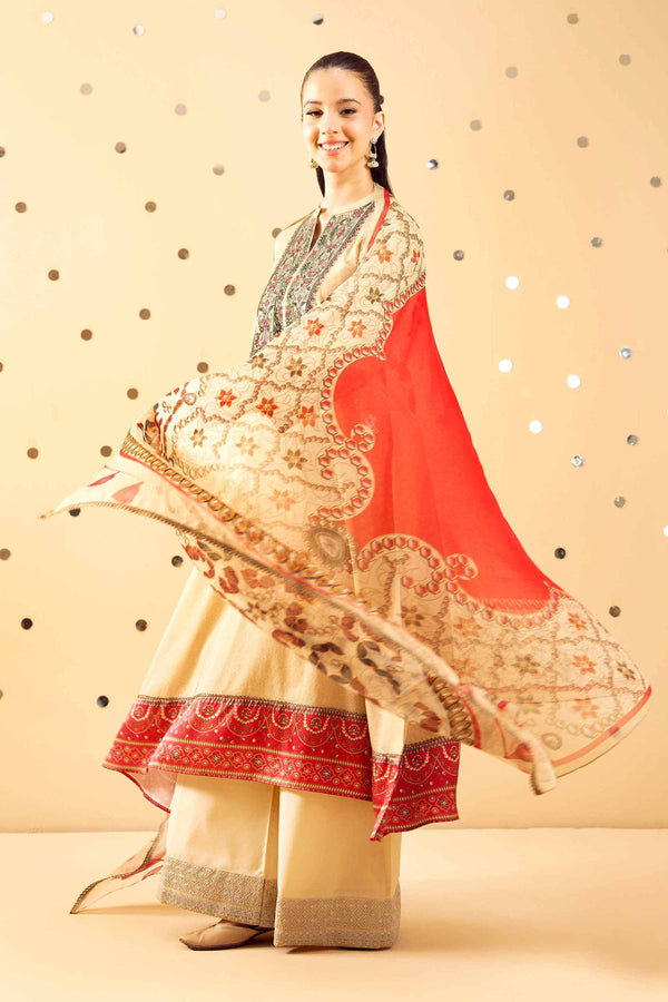 2 Piece - Printed Embroidered Suit - PE25-391 for Women - Pret Collection | Nishat | Shop Online