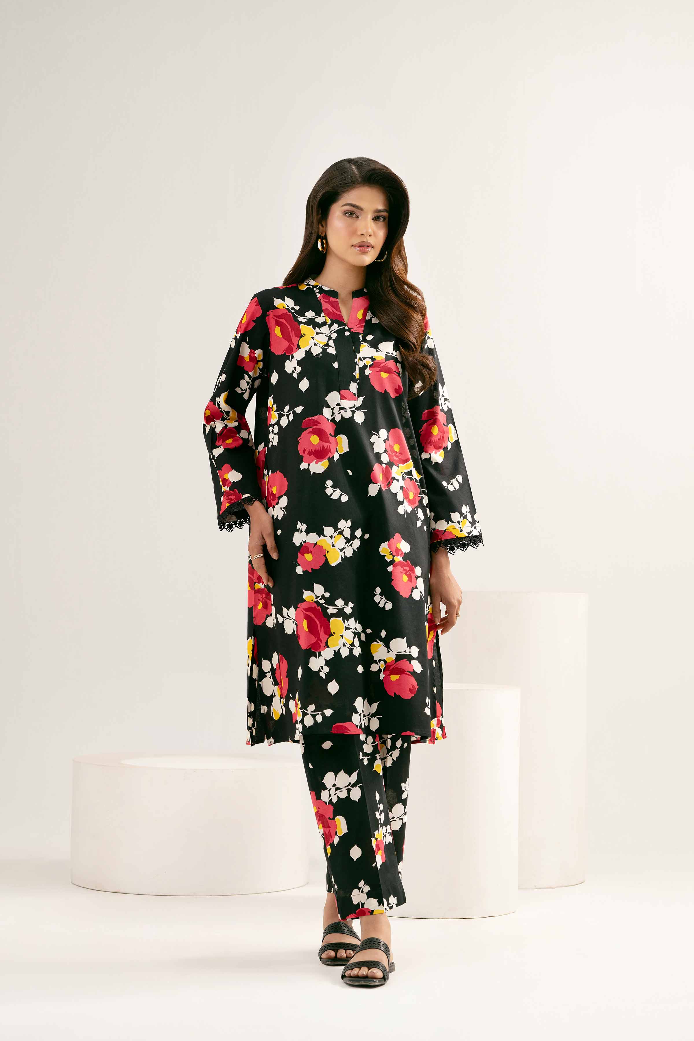 2 Piece - Printed Suit - PE25-392