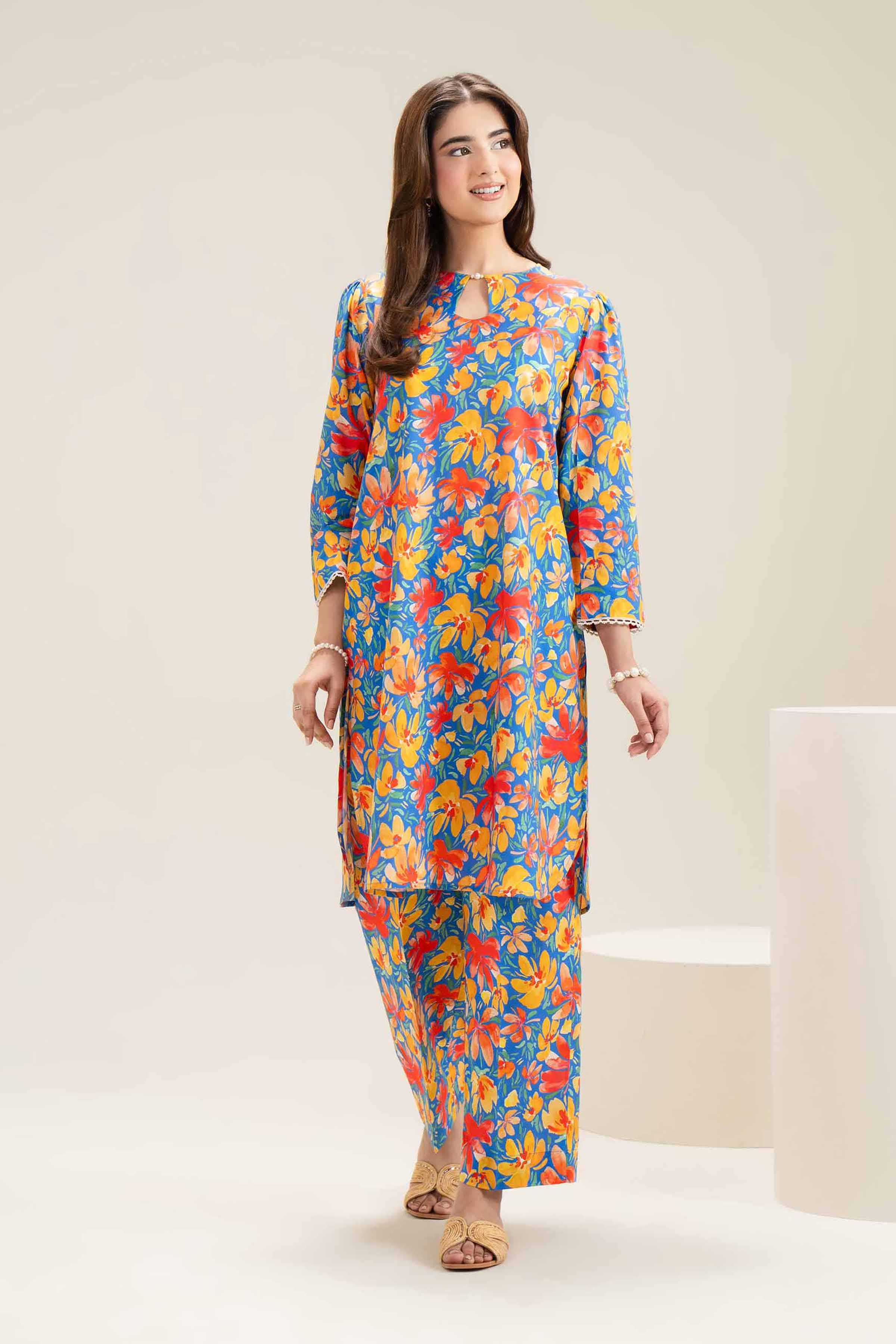 2 Piece - Printed Suit - PE25-397