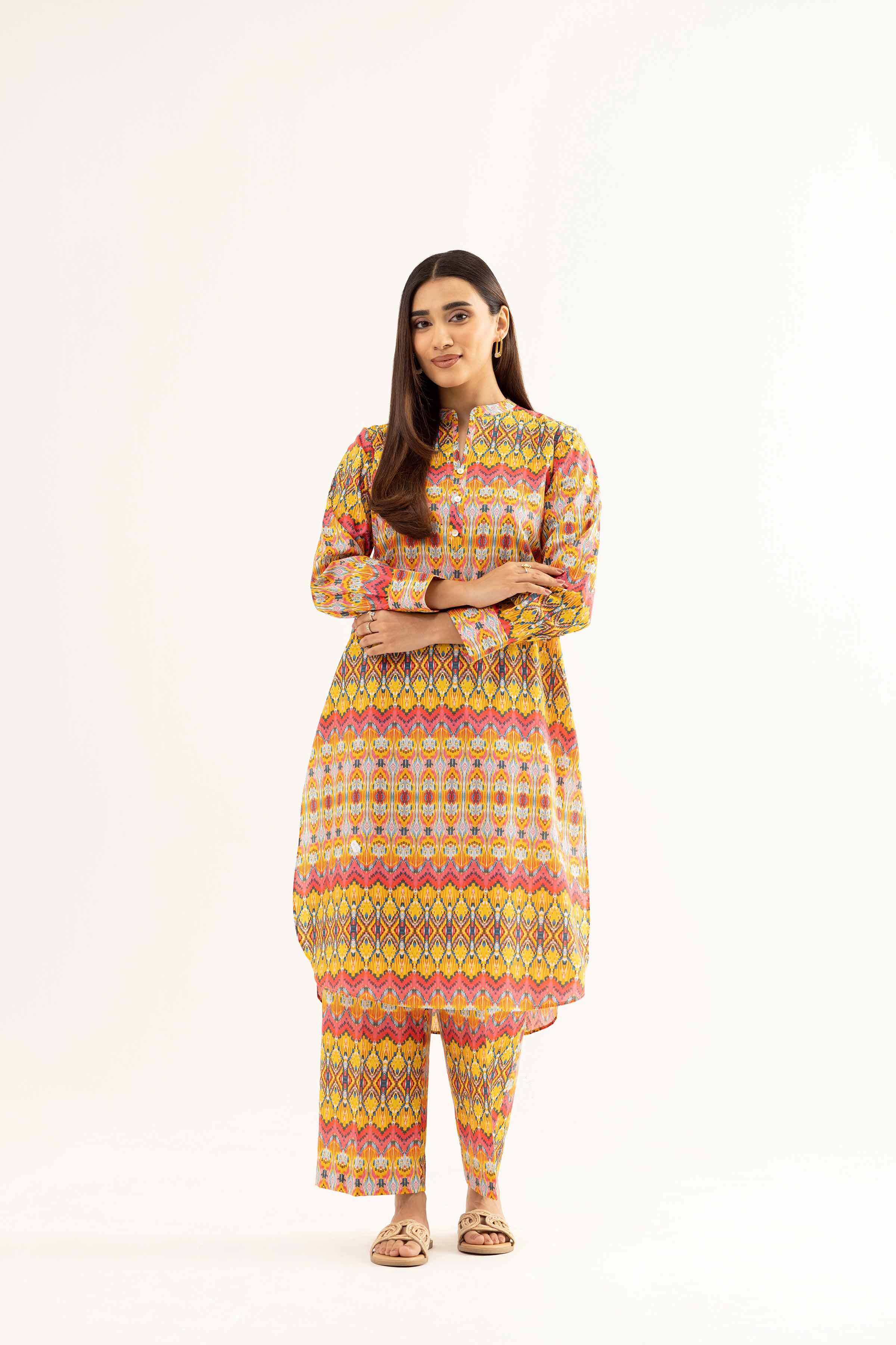 2 Piece - Printed Suit - PE25-398