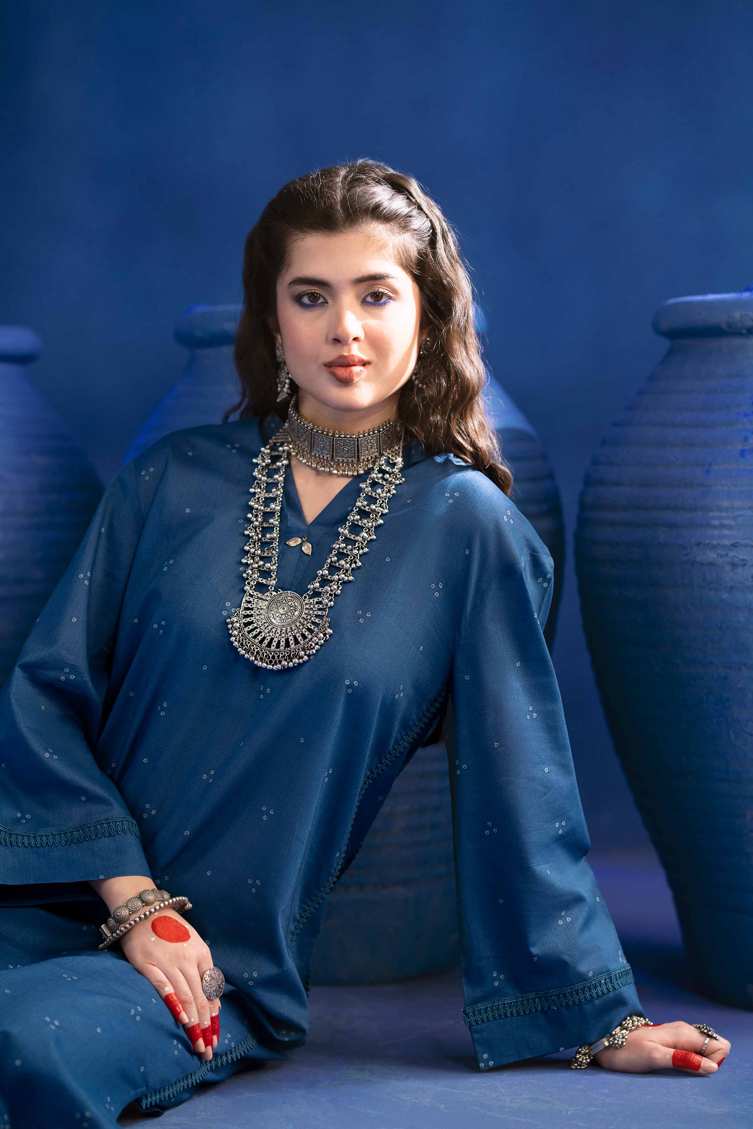 2 Piece - Printed Suit - PE25-402